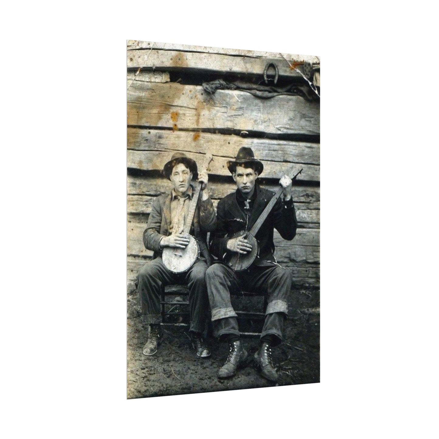 Mountain Music – Western Textured Watercolor Matte Posters