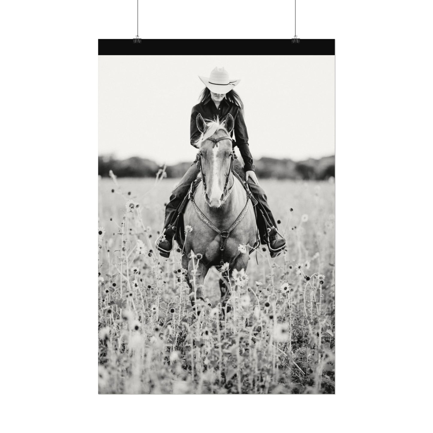 Summer Fields – Western Textured Watercolor Matte Posters