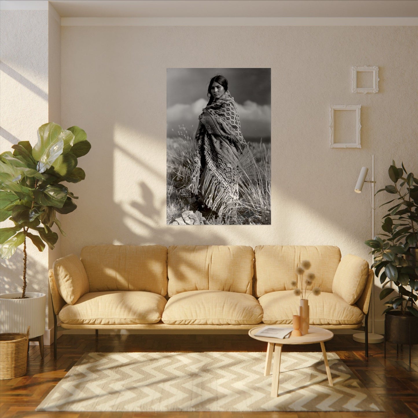 The Wind Calls Her By Name – Western Textured Watercolor Matte Posters