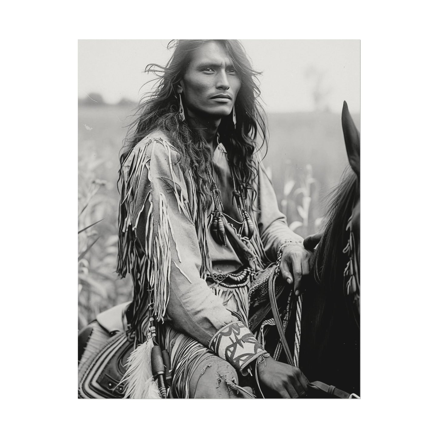 The Last Watchman– Western Textured Watercolor Matte Posters