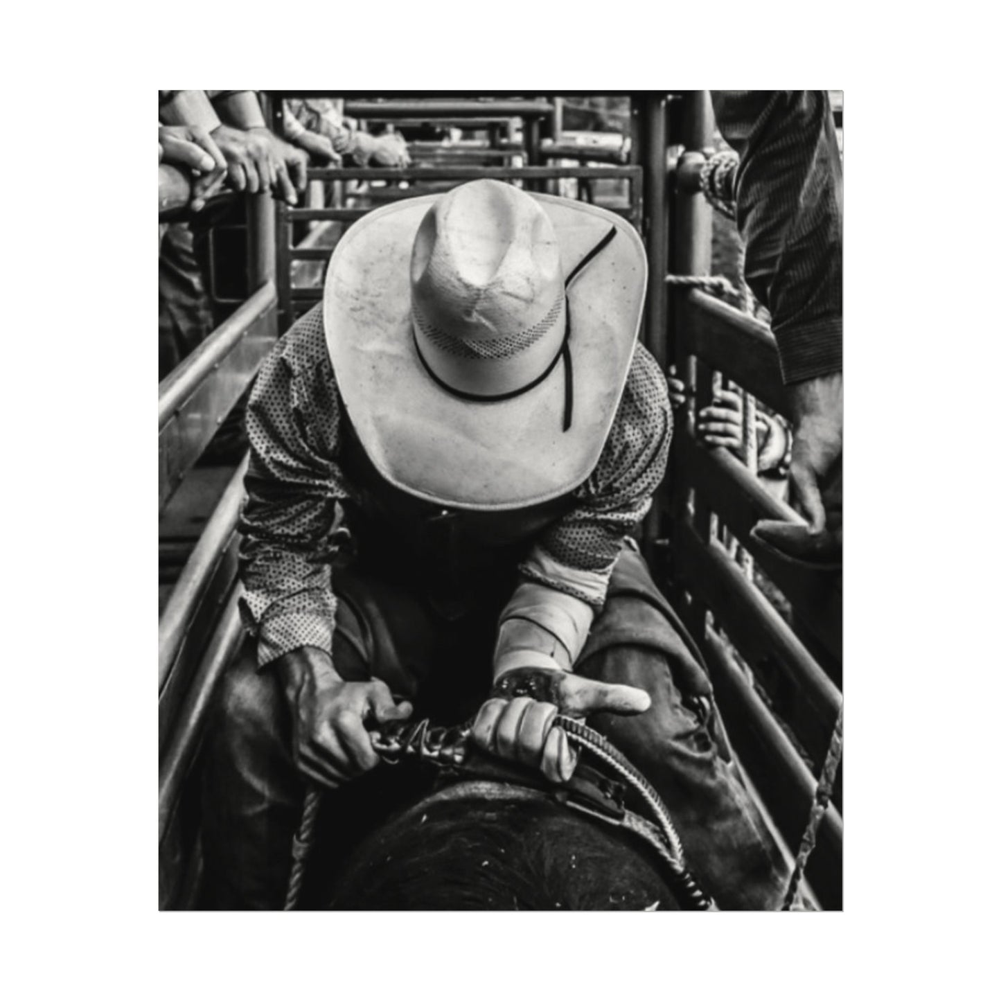 Lock Loaded & In The Chute Textured Watercolor Matte Posters