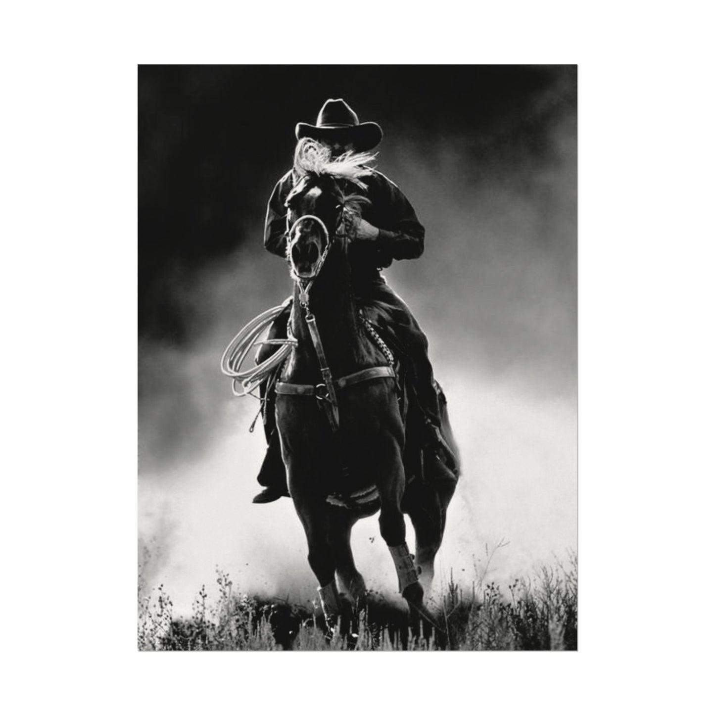 Untamed Dust & Thunder Textured Watercolor Matte Posters