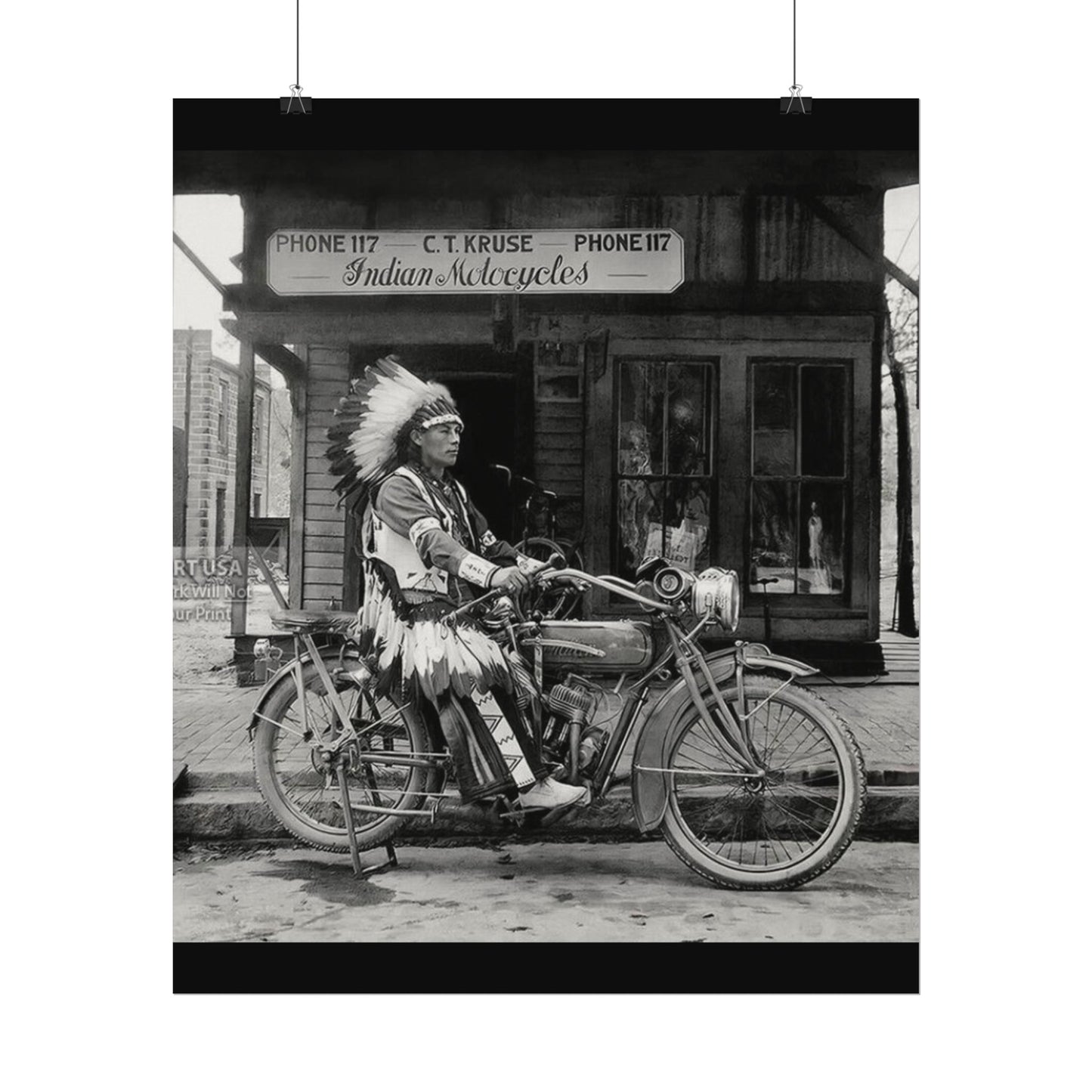 Metal Horse – Western Textured Watercolor Matte Posters