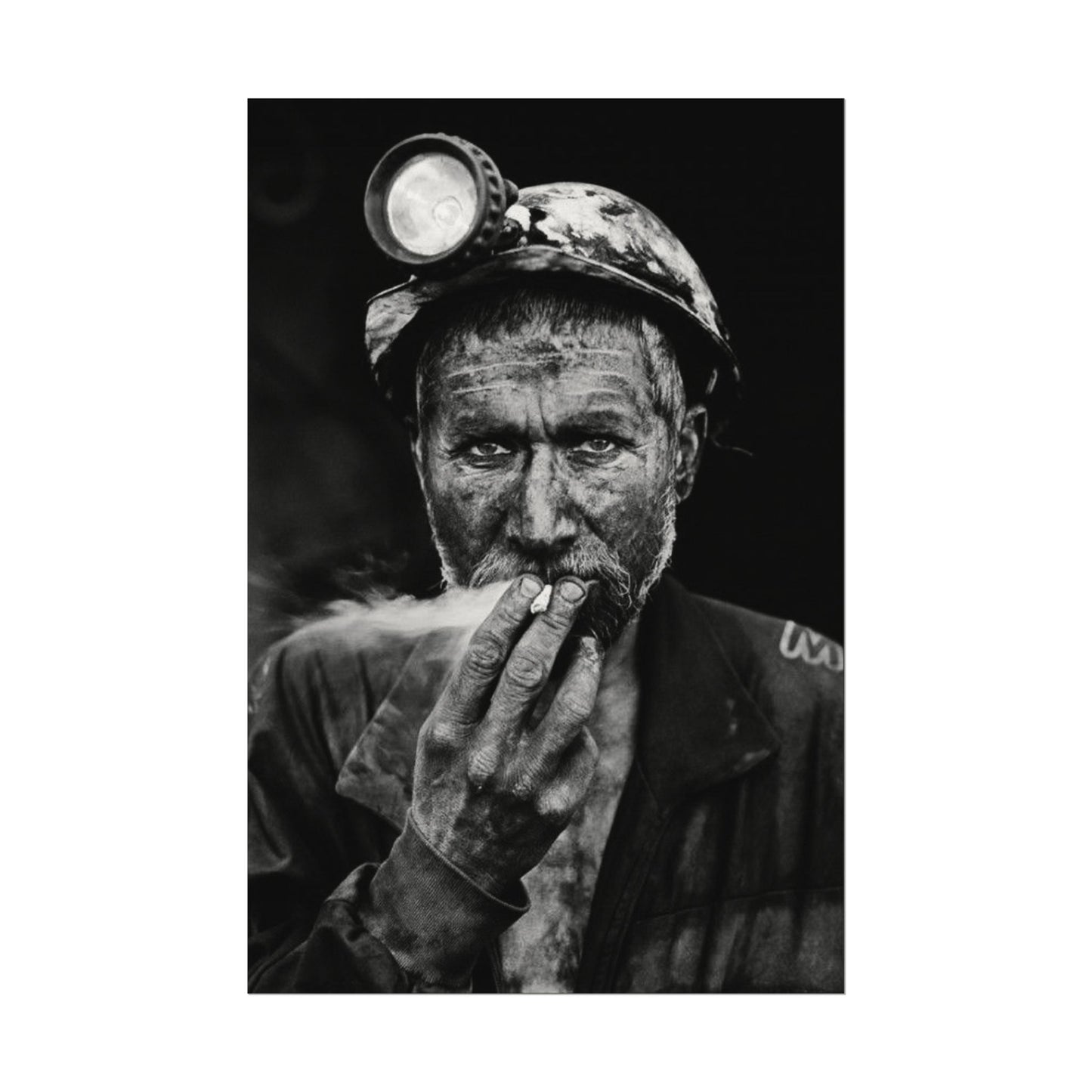 Fire & Coal – Western Textured Watercolor Matte Posters