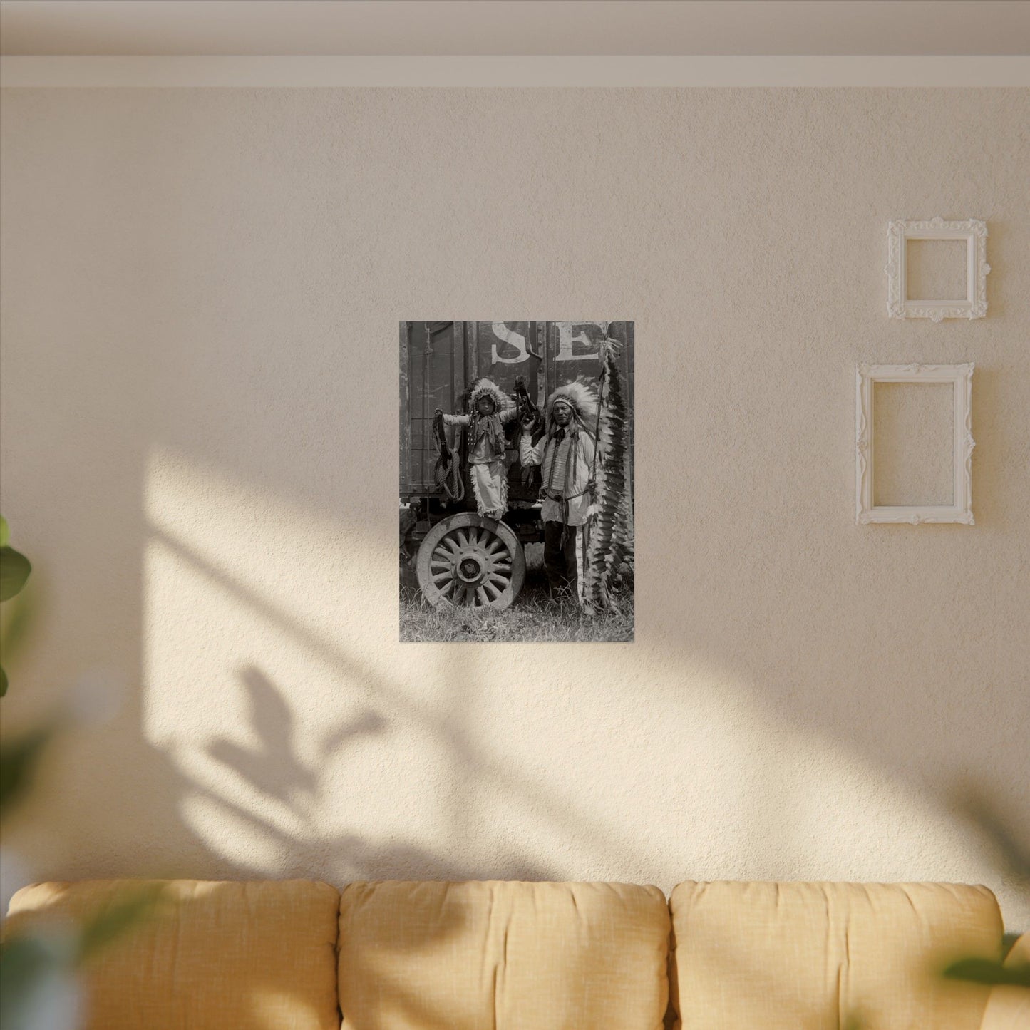 Small Hamds Big Spirit – Western Textured Watercolor Matte Posters