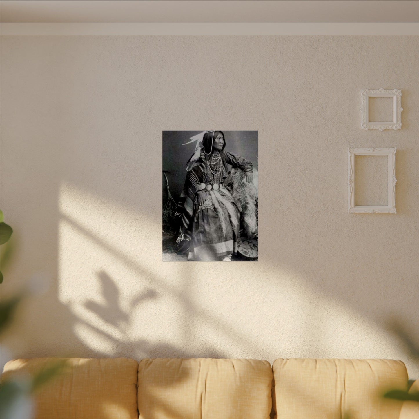 Courage & Strength – Western Textured Watercolor Matte Posters