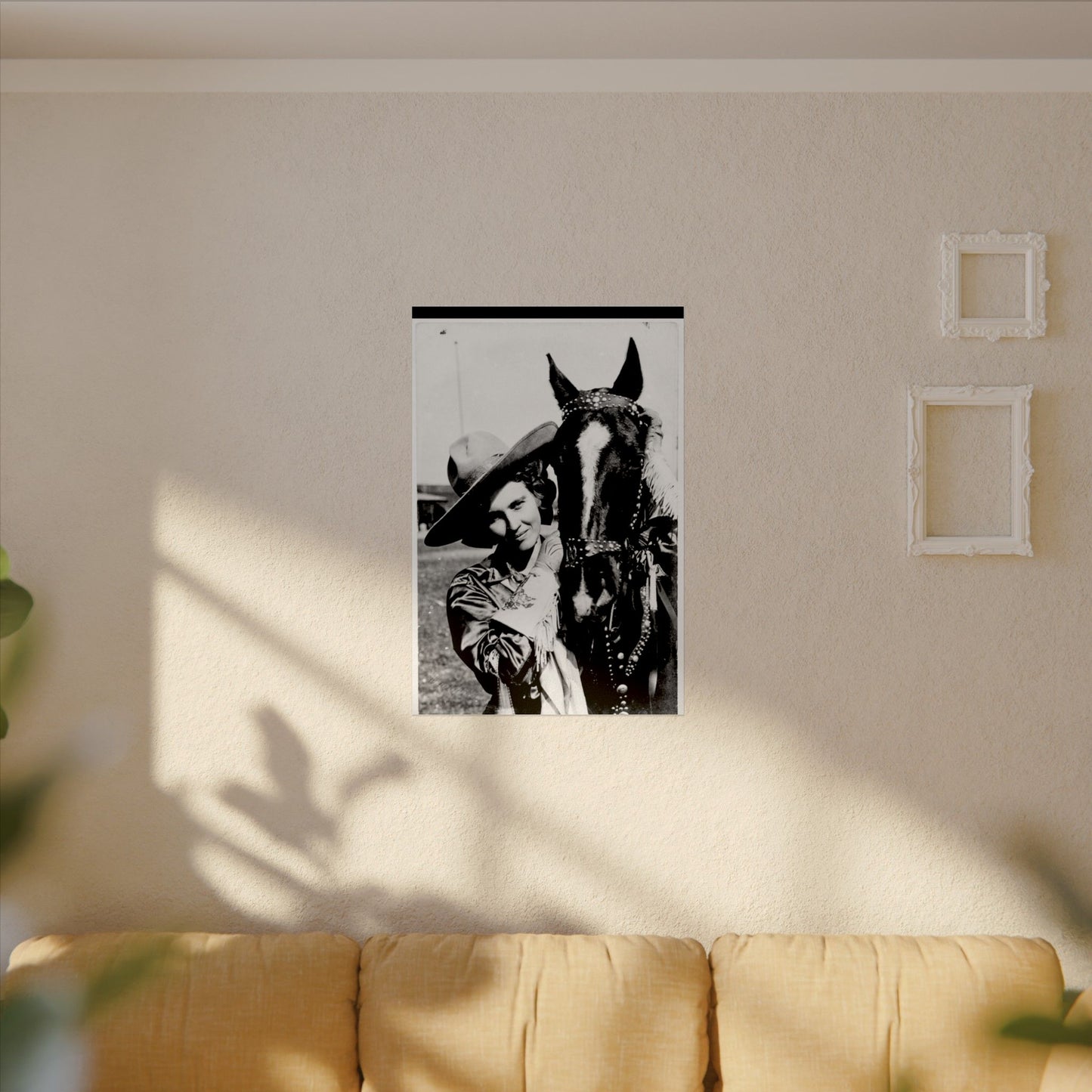 Steadfast Devotion – Western Textured Watercolor Matte Posters