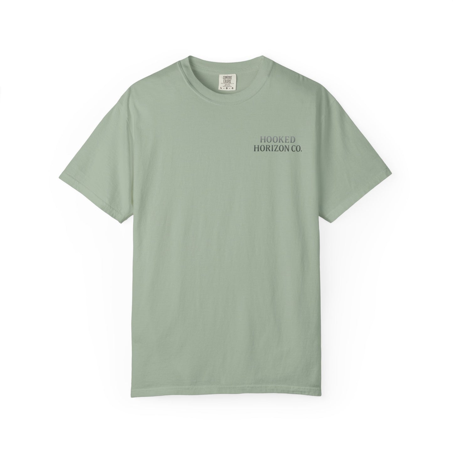 Wave Compass T-shirt, Hooked Horizon Co, Angler Gifts