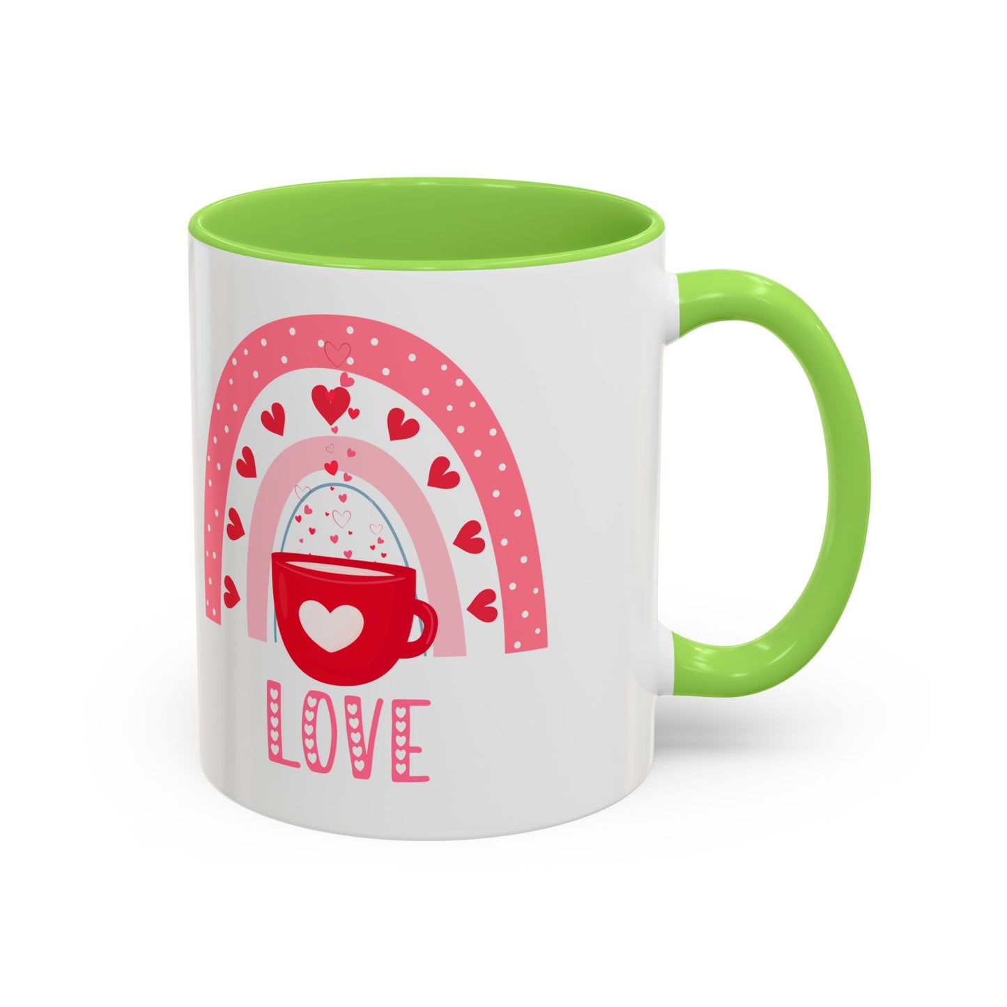 Rainbow Love Mug - Perfect for Valentine's Day, Couples, Self-Care, Gift for Her, Coffee Lovers