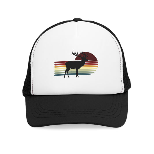 Deer Retro Trucker Hat, His & Her Gifts , Outdoor Accessory, Beer Lover Gift, Summer BBQ Essential