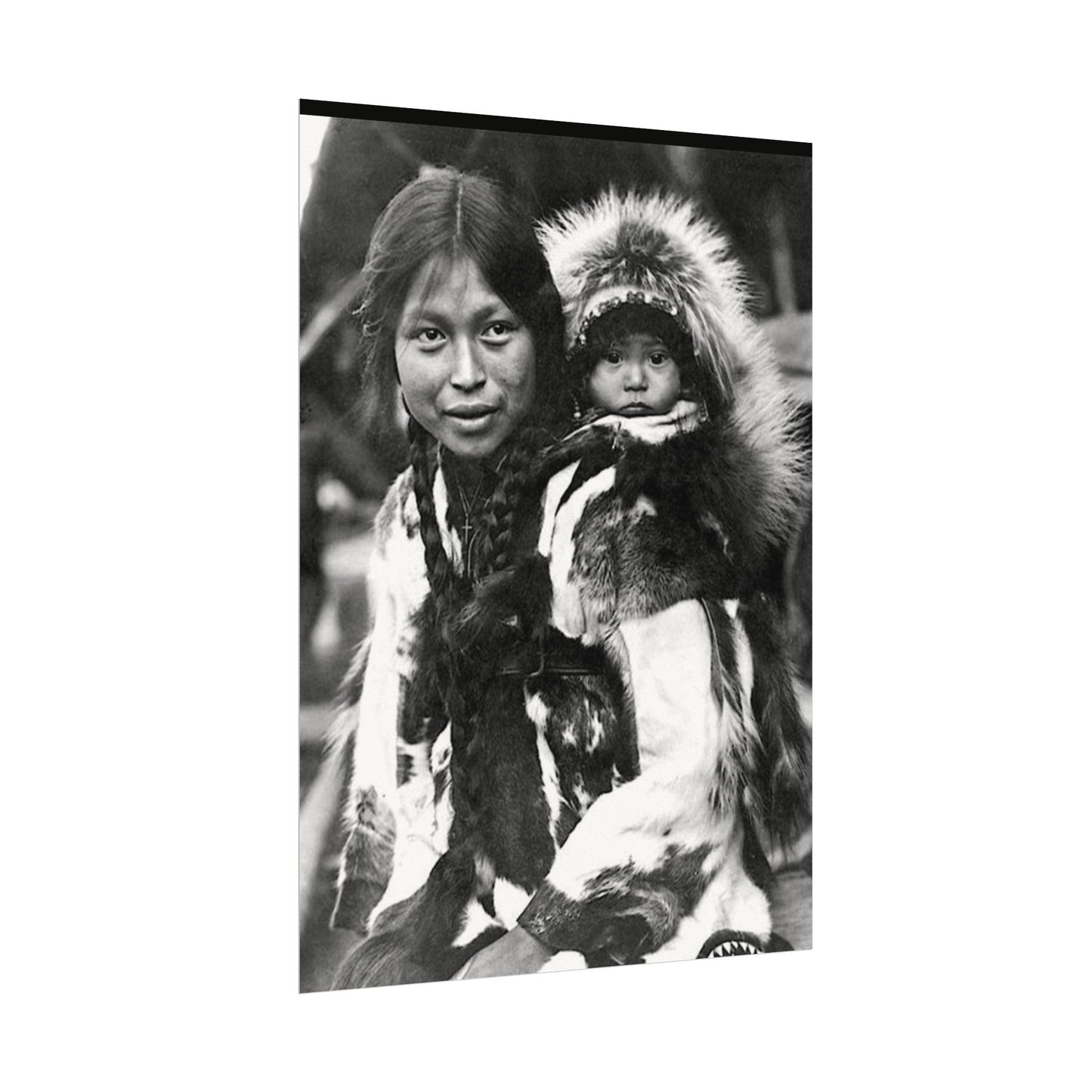 A Mother's Heart – Western Textured Watercolor Matte Posters