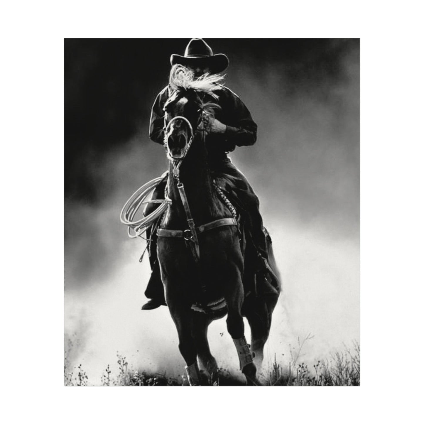 Untamed Dust & Thunder Textured Watercolor Matte Posters