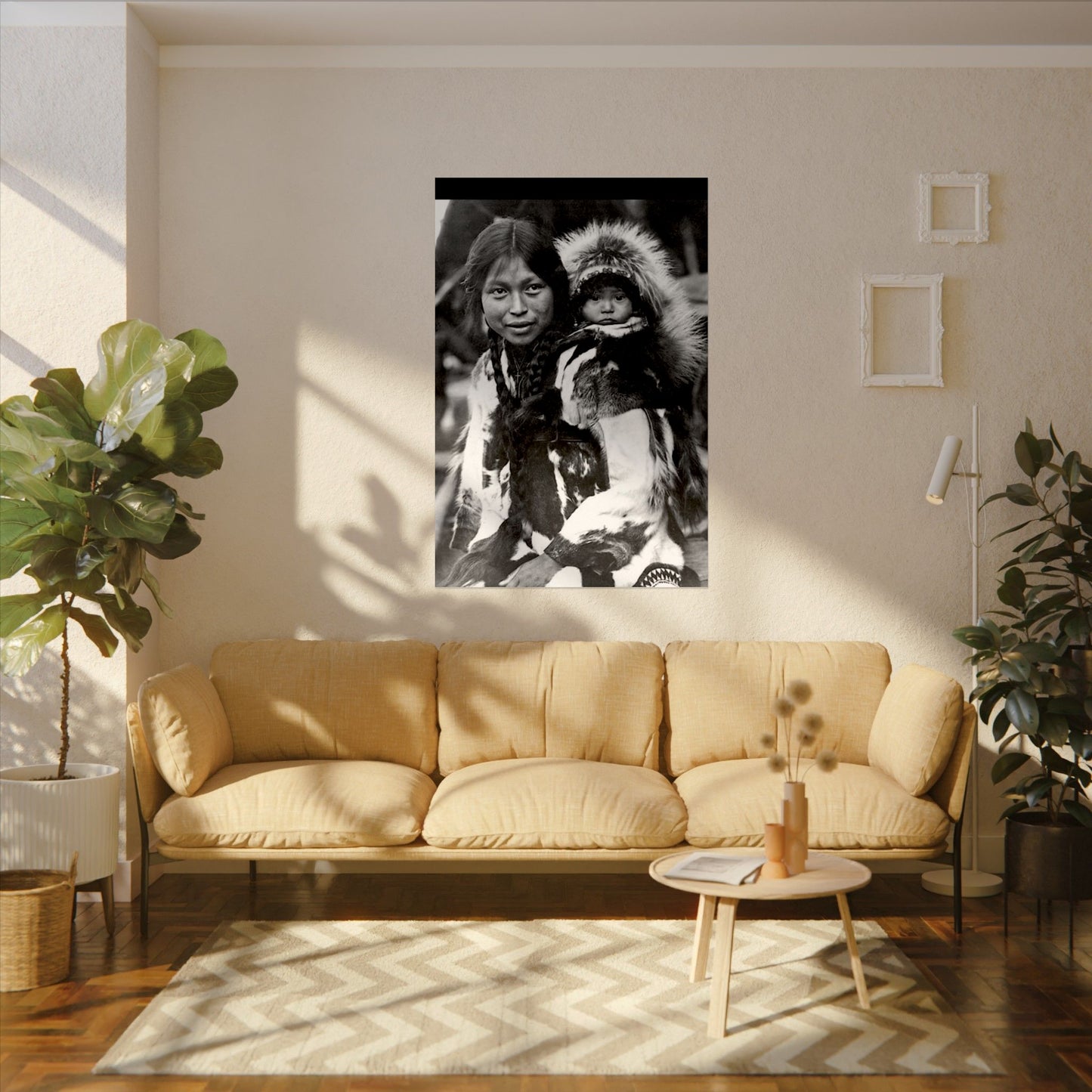 A Mother's Heart – Western Textured Watercolor Matte Posters