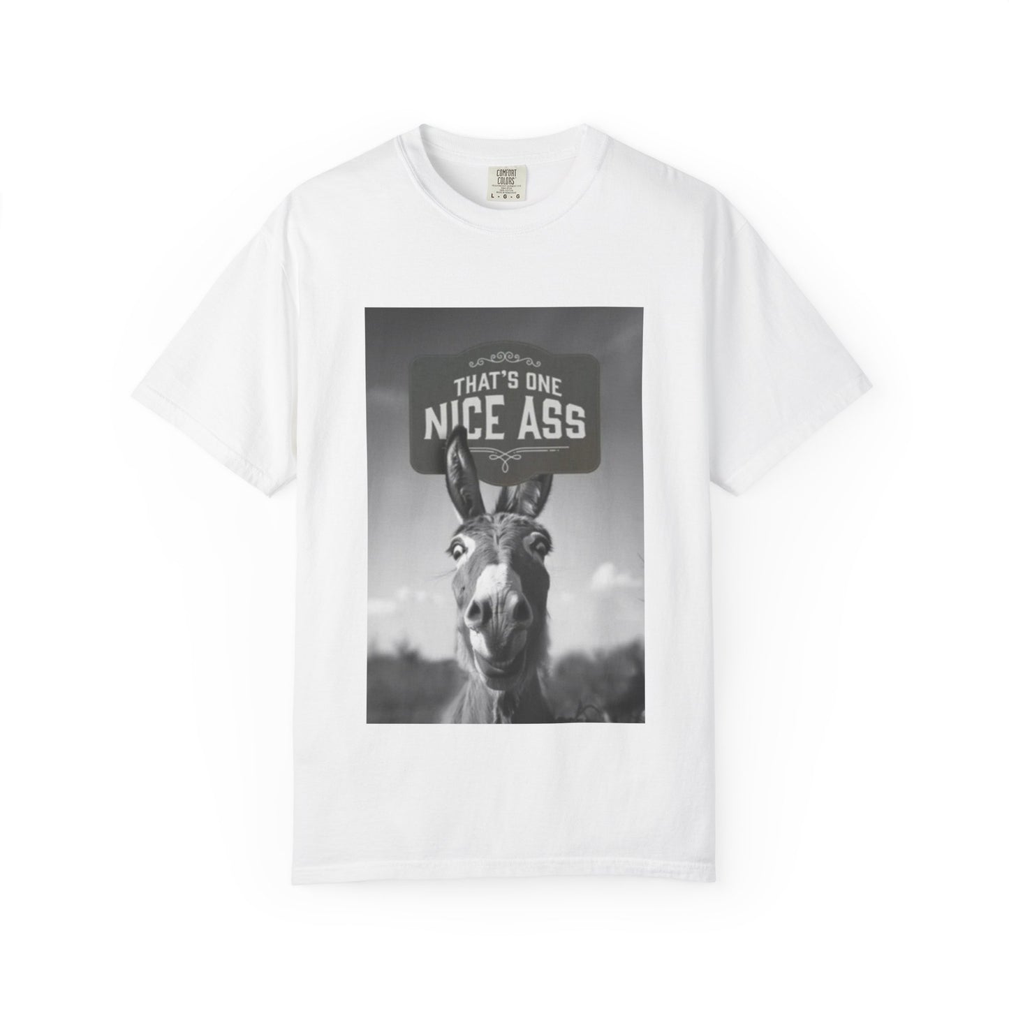 Funny Graphic T-Shirt - "That's One Nice Ass" Comedy Tee, Unisex Humor Shirt, Perfect Gift for Animal Lovers, Quirky Casual Wear