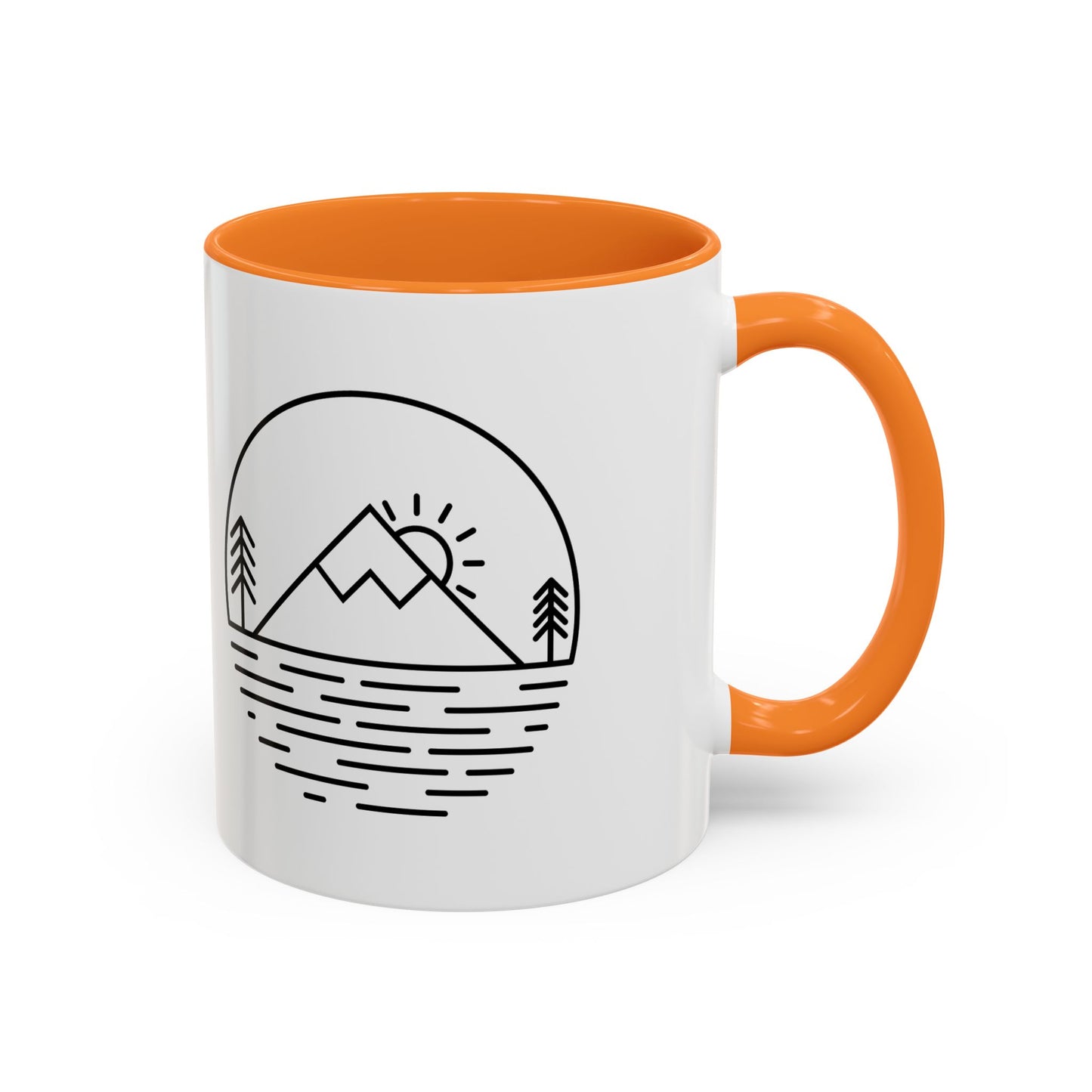 Nature-Inspired Colorful Mug, Perfect Gift for Nature Lovers, Coffee Mug for Outdoor Enthusiasts, Travel Souvenir, Adventure Coffee Cup