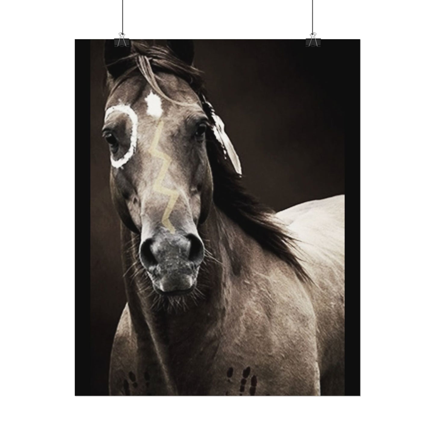 War Paint – Western Textured Watercolor Matte Posters