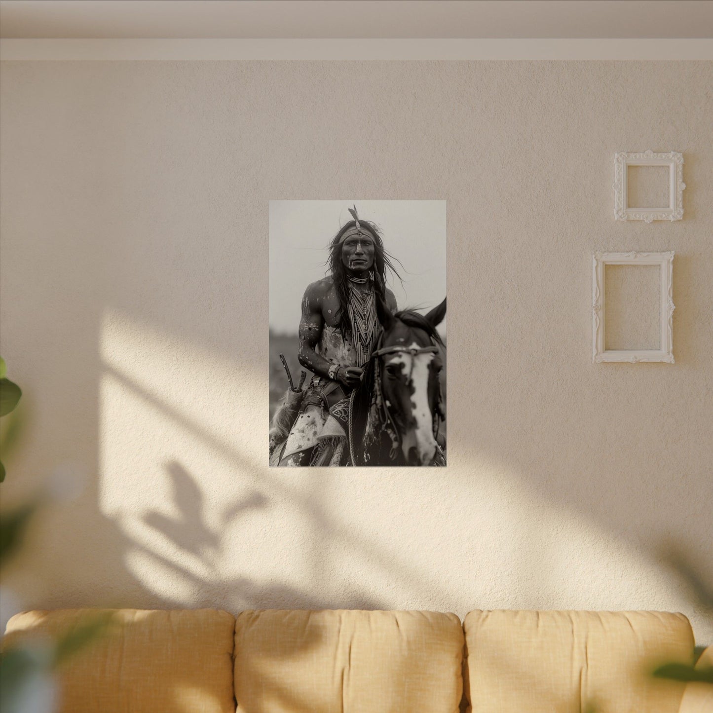 Spirit In The Saddle– Western Textured Watercolor Matte Posters