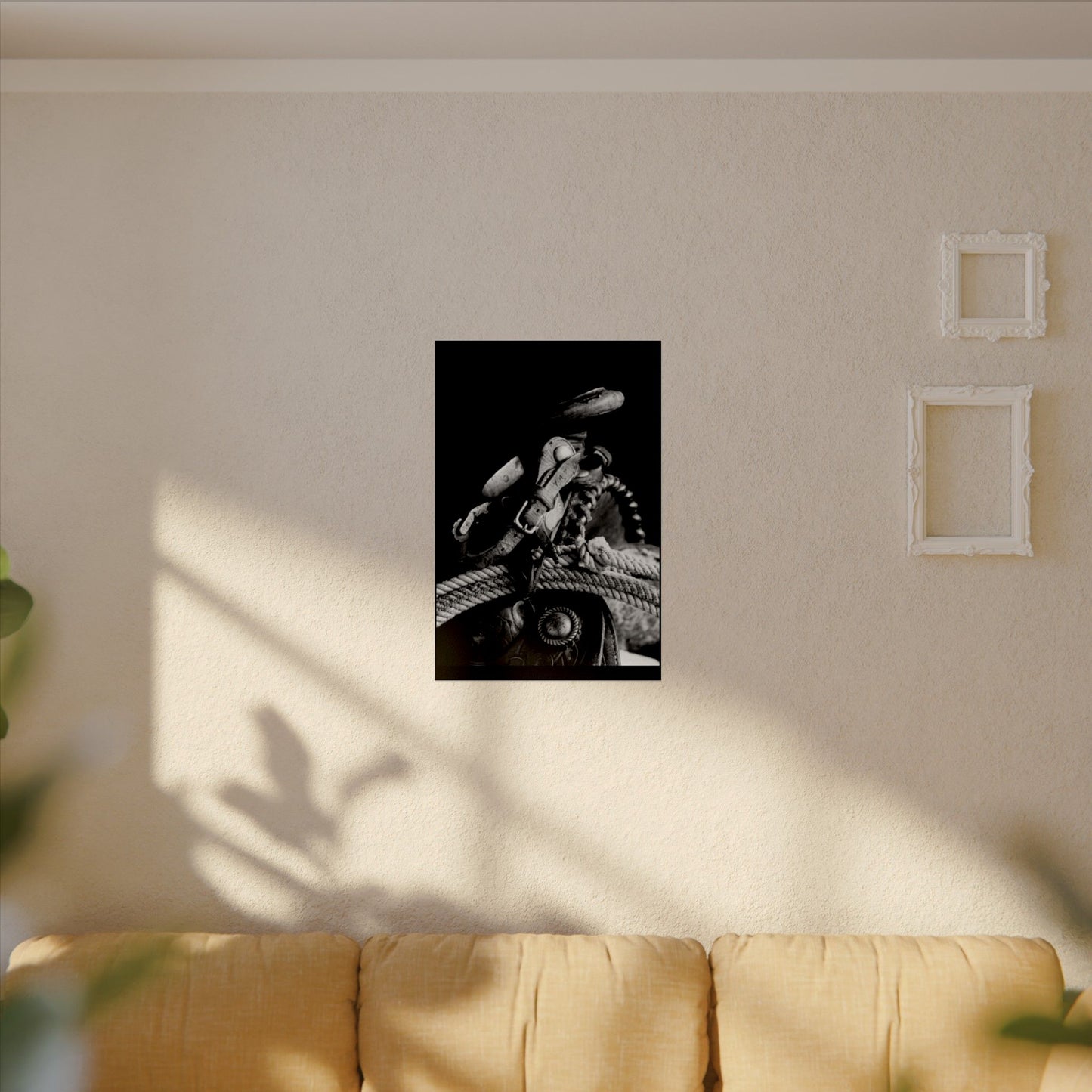 Saddle Up – Western Textured Watercolor Matte Posters