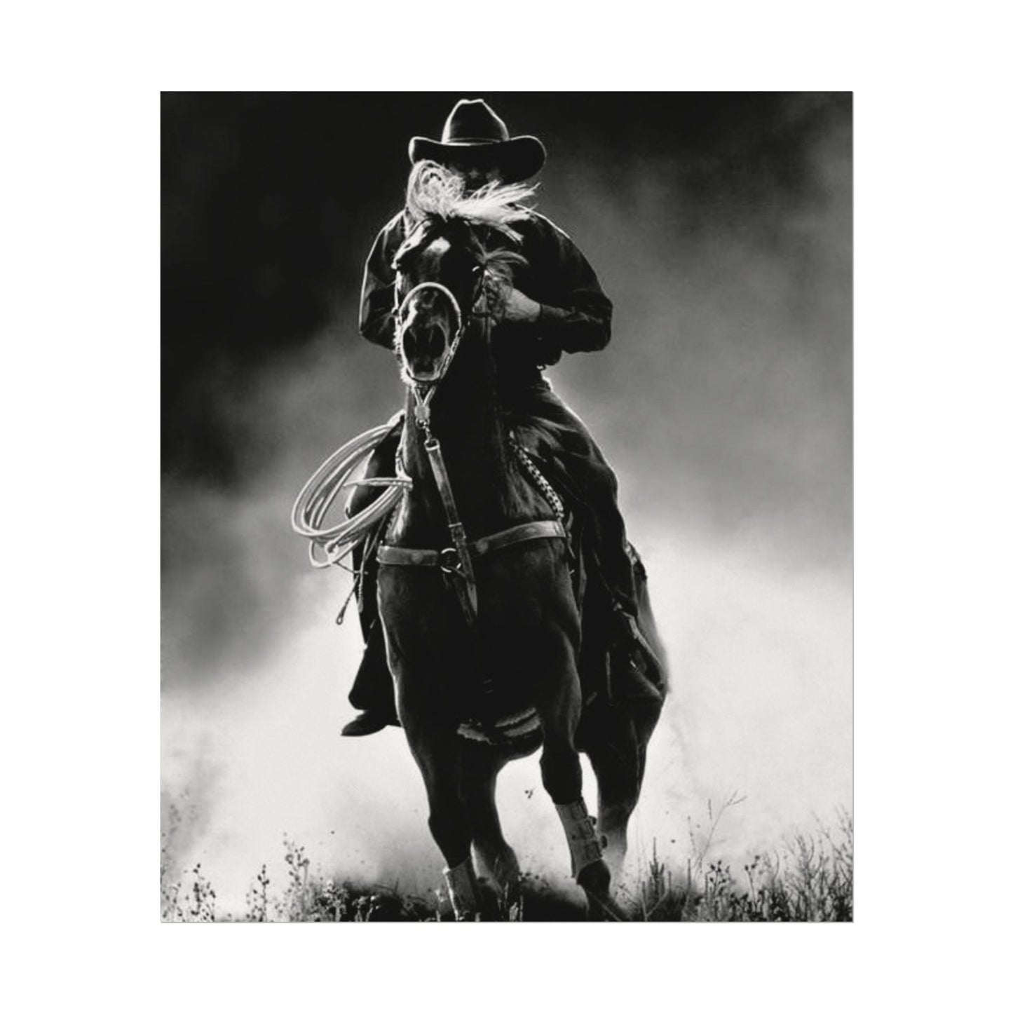 Untamed Dust & Thunder Textured Watercolor Matte Posters