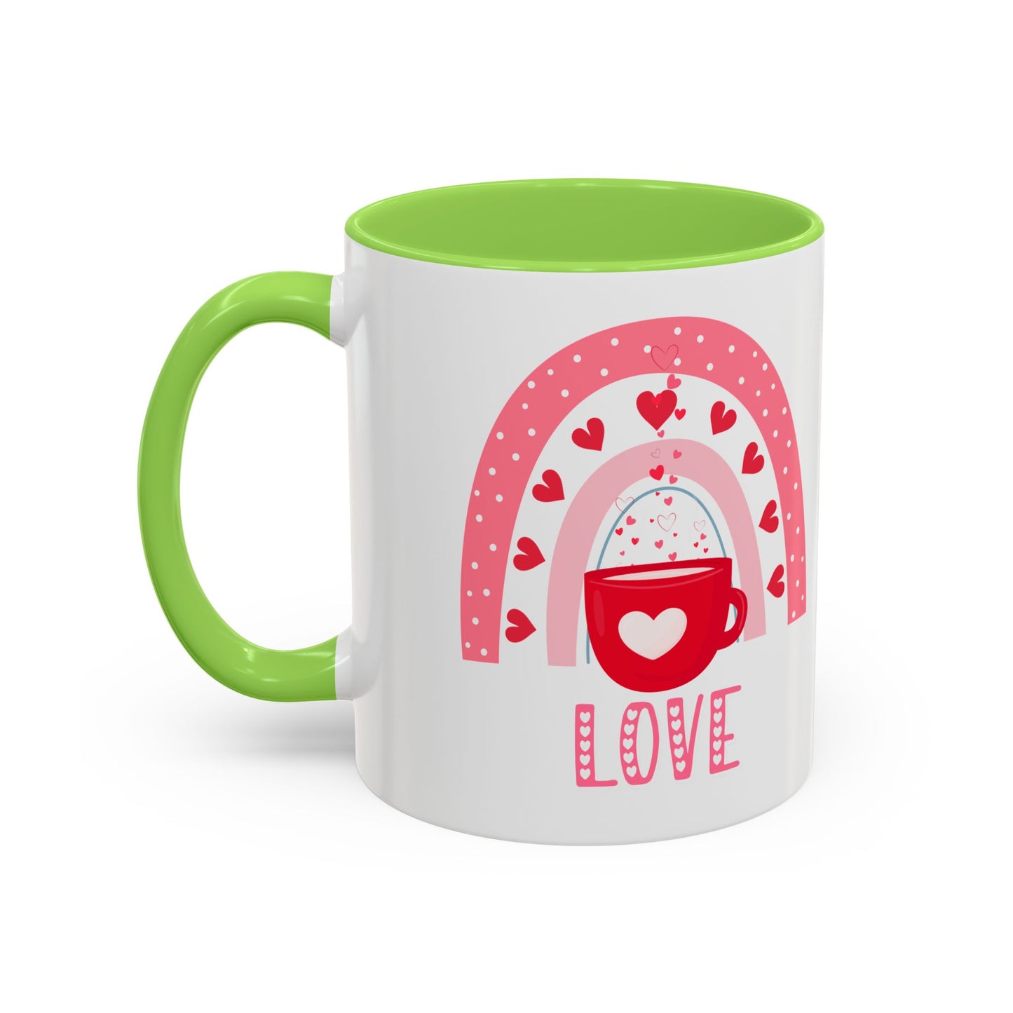 Rainbow Love Mug - Perfect for Valentine's Day, Couples, Self-Care, Gift for Her, Coffee Lovers