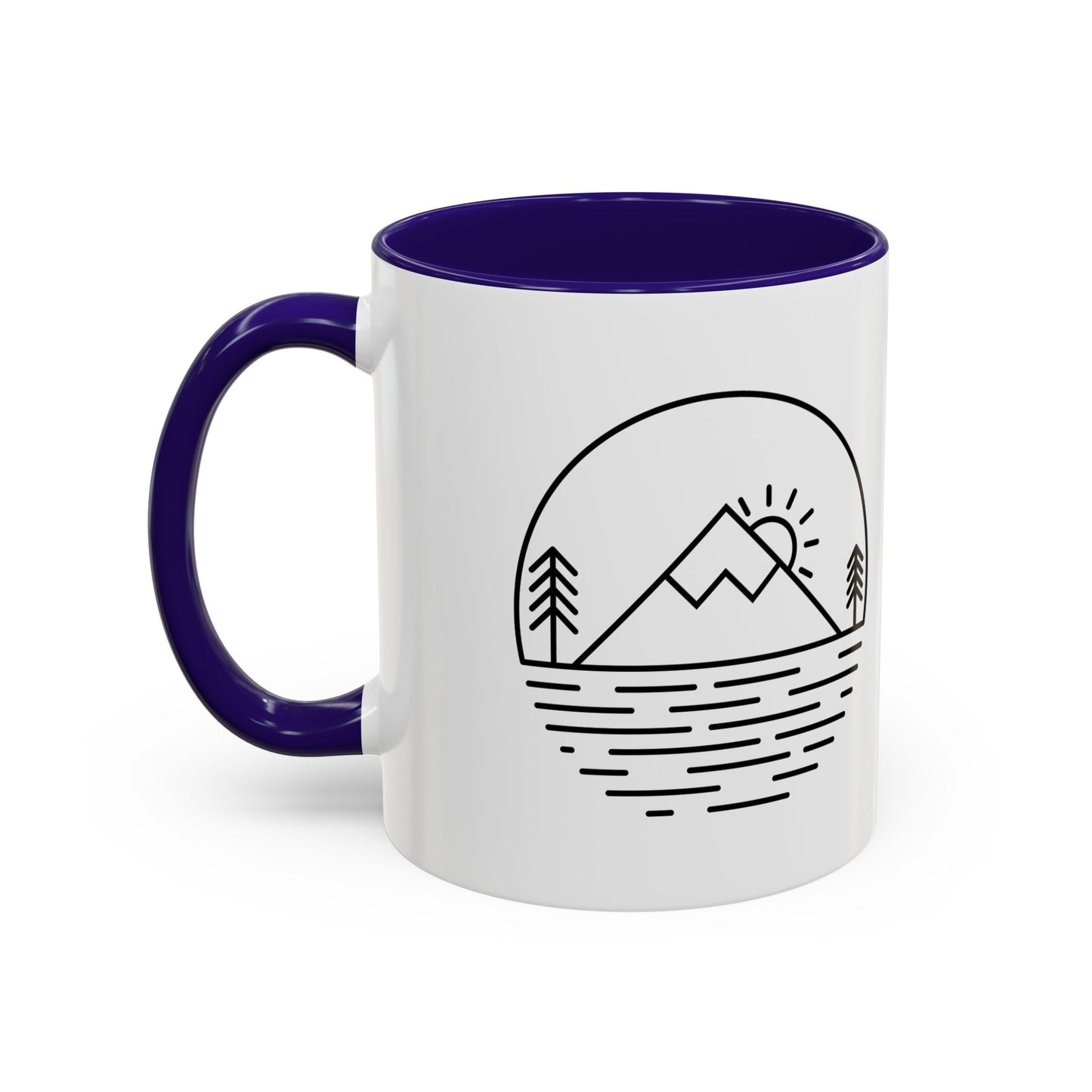 Nature-Inspired Colorful Mug, Perfect Gift for Nature Lovers, Coffee Mug for Outdoor Enthusiasts, Travel Souvenir, Adventure Coffee Cup