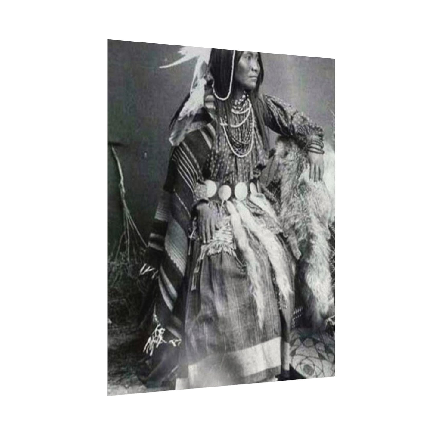 Courage & Strength – Western Textured Watercolor Matte Posters