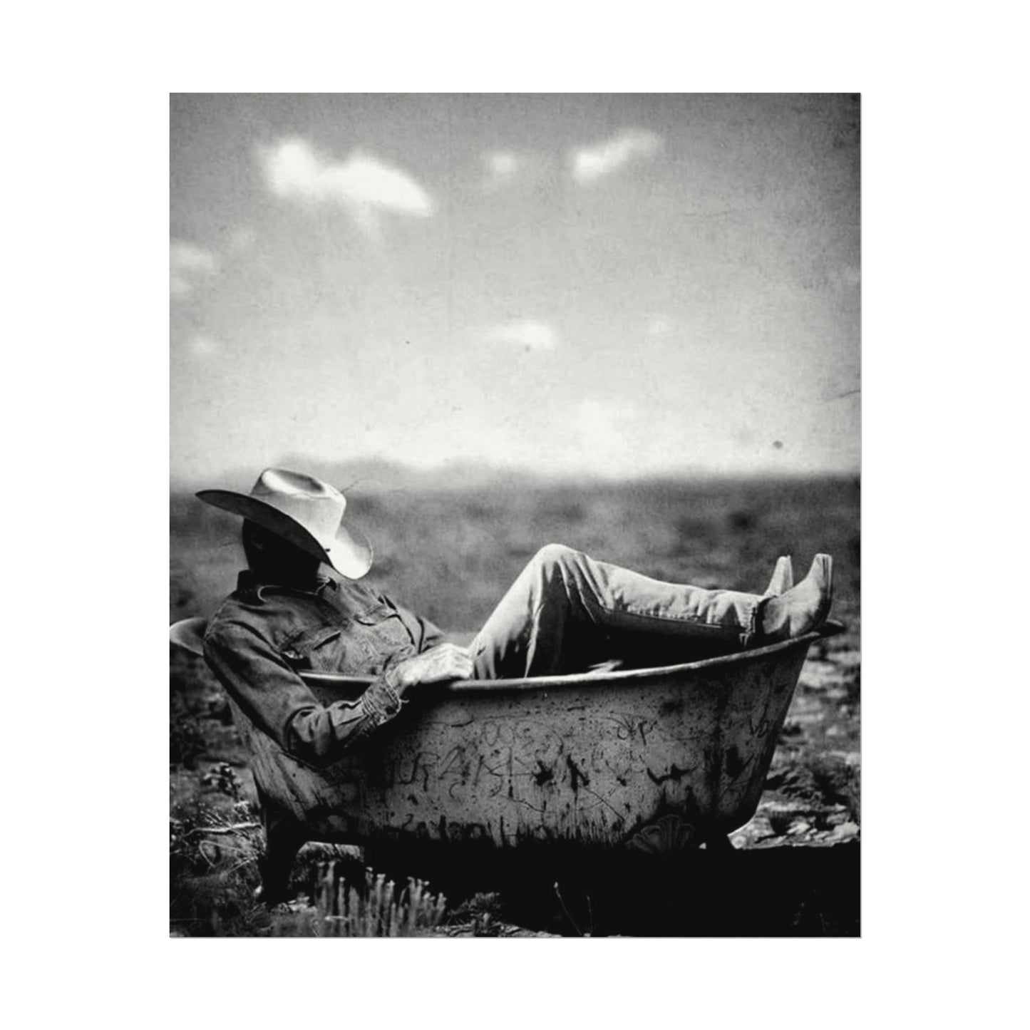 Washed & Weathered – Western Textured Watercolor Matte Posters