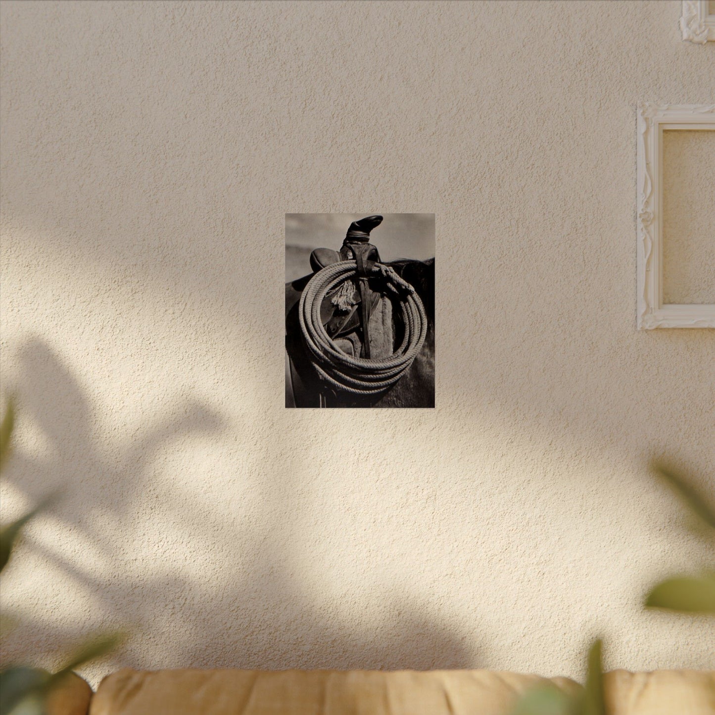 Rope & Leather – Western Textured Watercolor Matte Posters