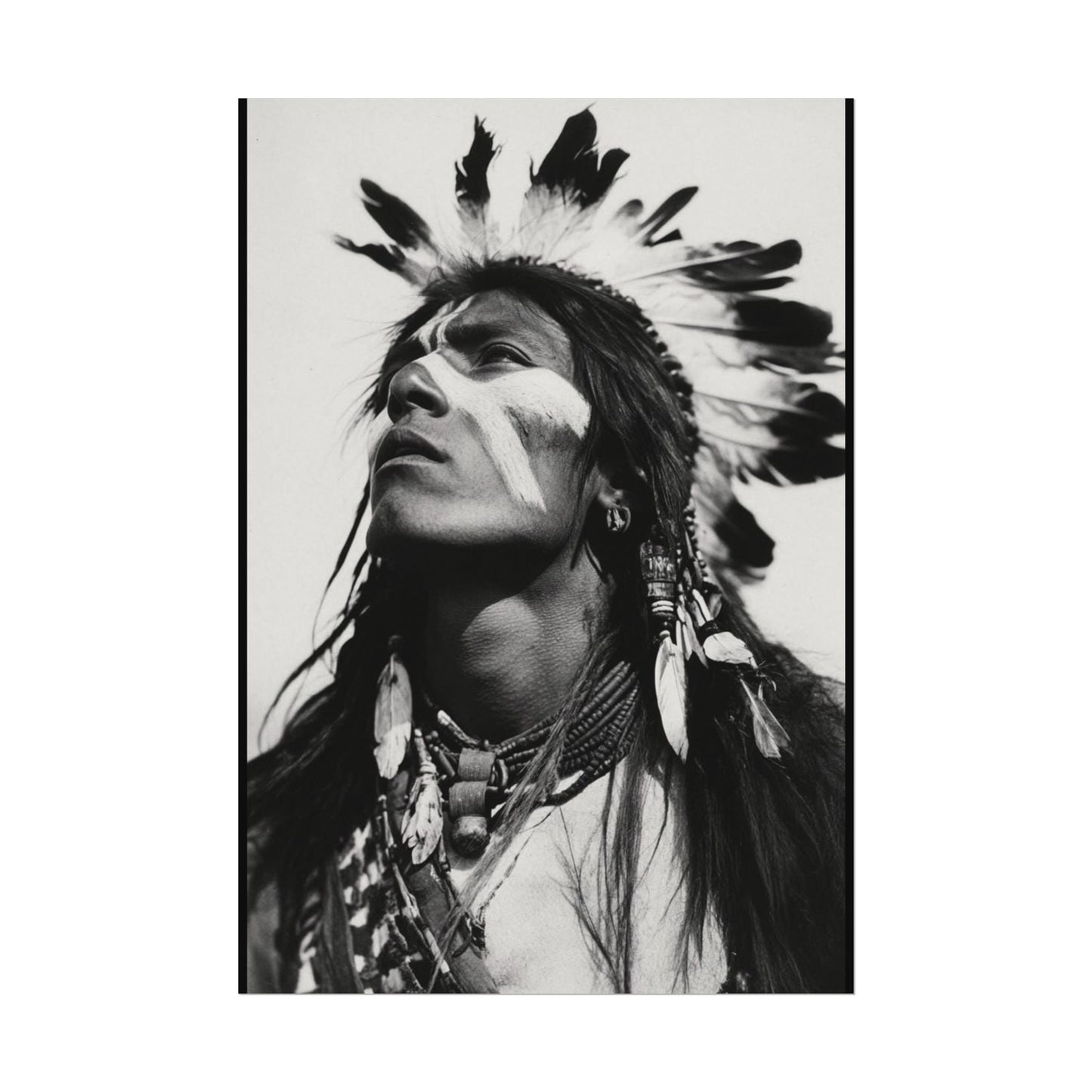 He Who Remembers – Western Textured Watercolor Matte Posters