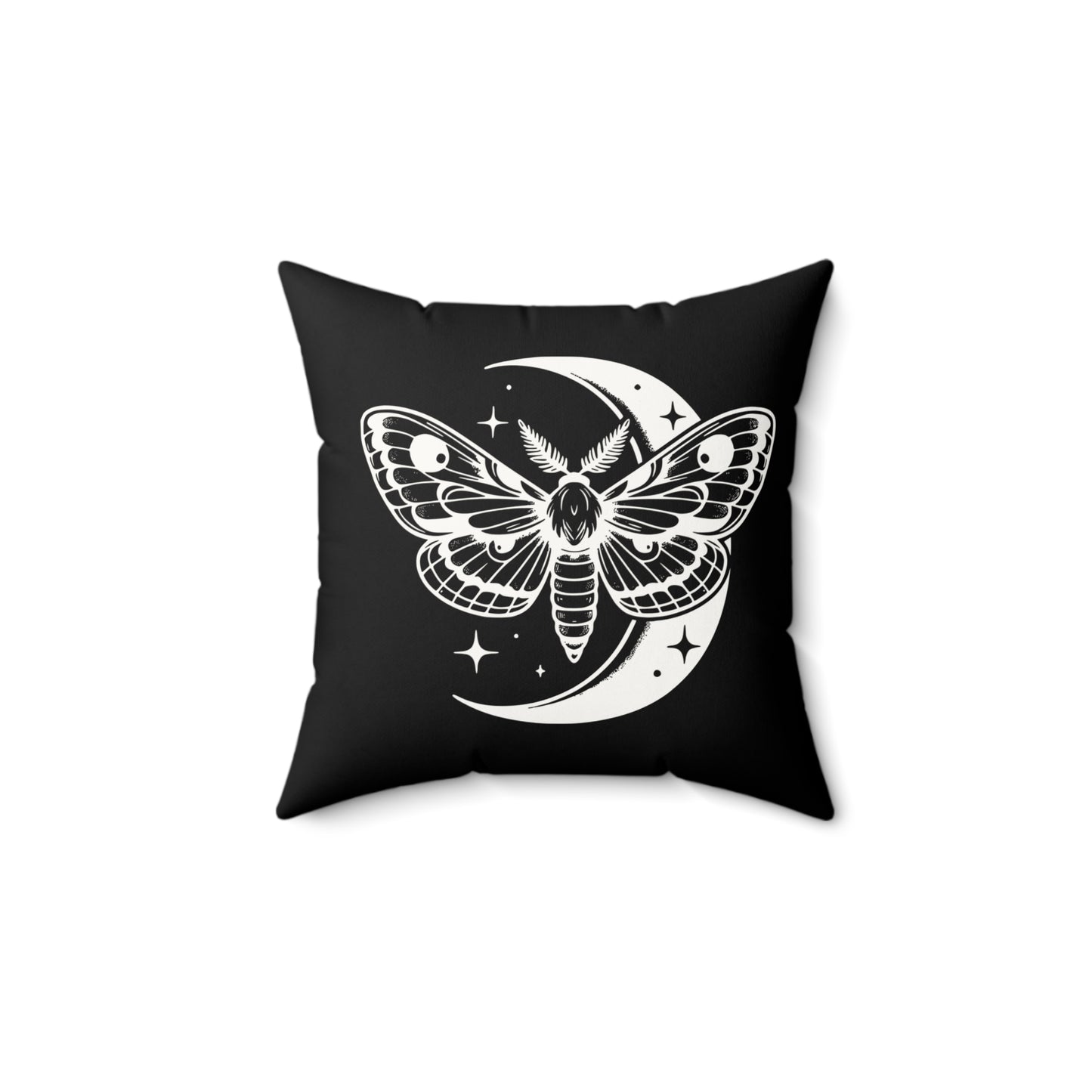 2 in 1 Deer & Moth Happy Halloween Throw Pillow, Cozy Faux Suede, Seasonal Decor, Halloween, Unique Gift Idea