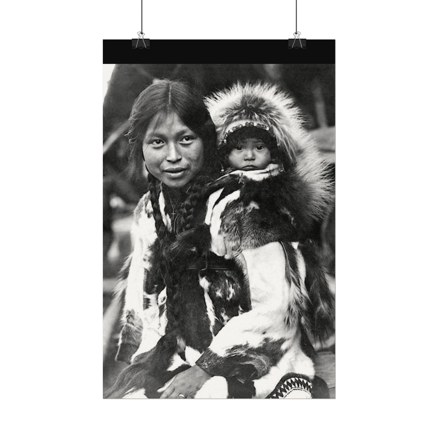 A Mother's Heart – Western Textured Watercolor Matte Posters