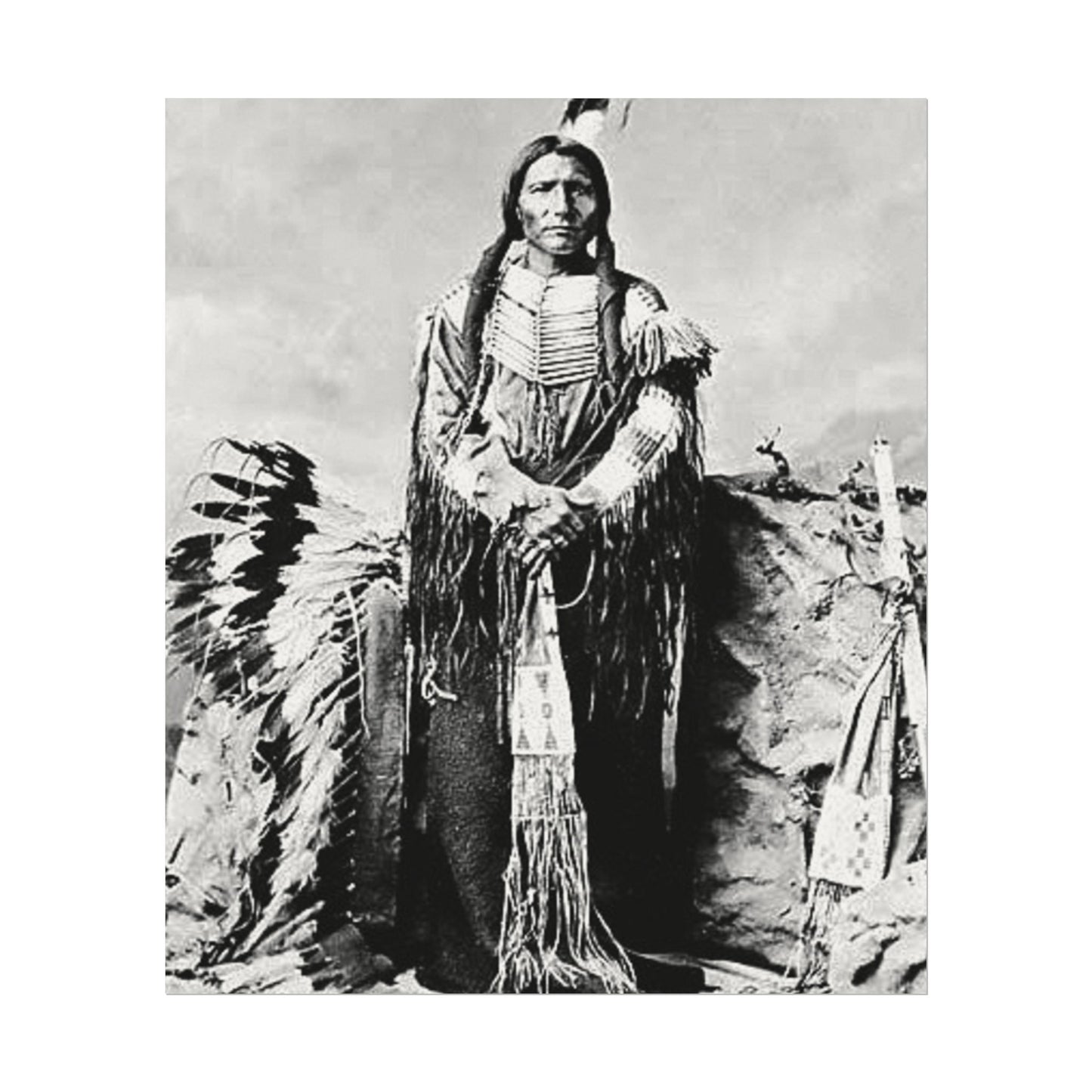 Enduring Spirit– Western Textured Watercolor Matte Posters