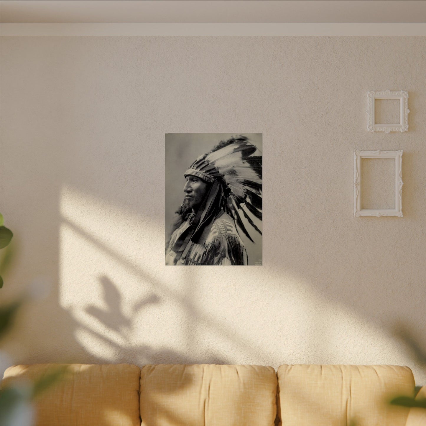 Black Rock Sioux – Western Textured Watercolor Matte Posters