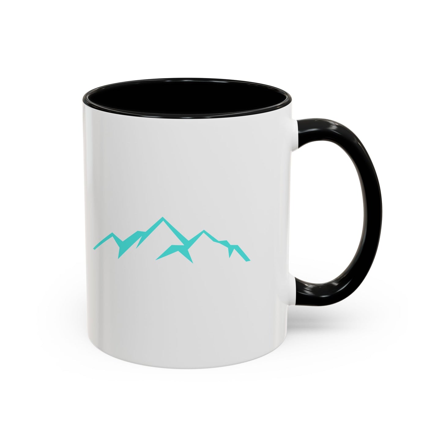 Mountain Vibes Accent Coffee Mug, Unique Gift for Nature Lovers, Adventure Mug, Hiking Enthusiast, 11oz, 15oz