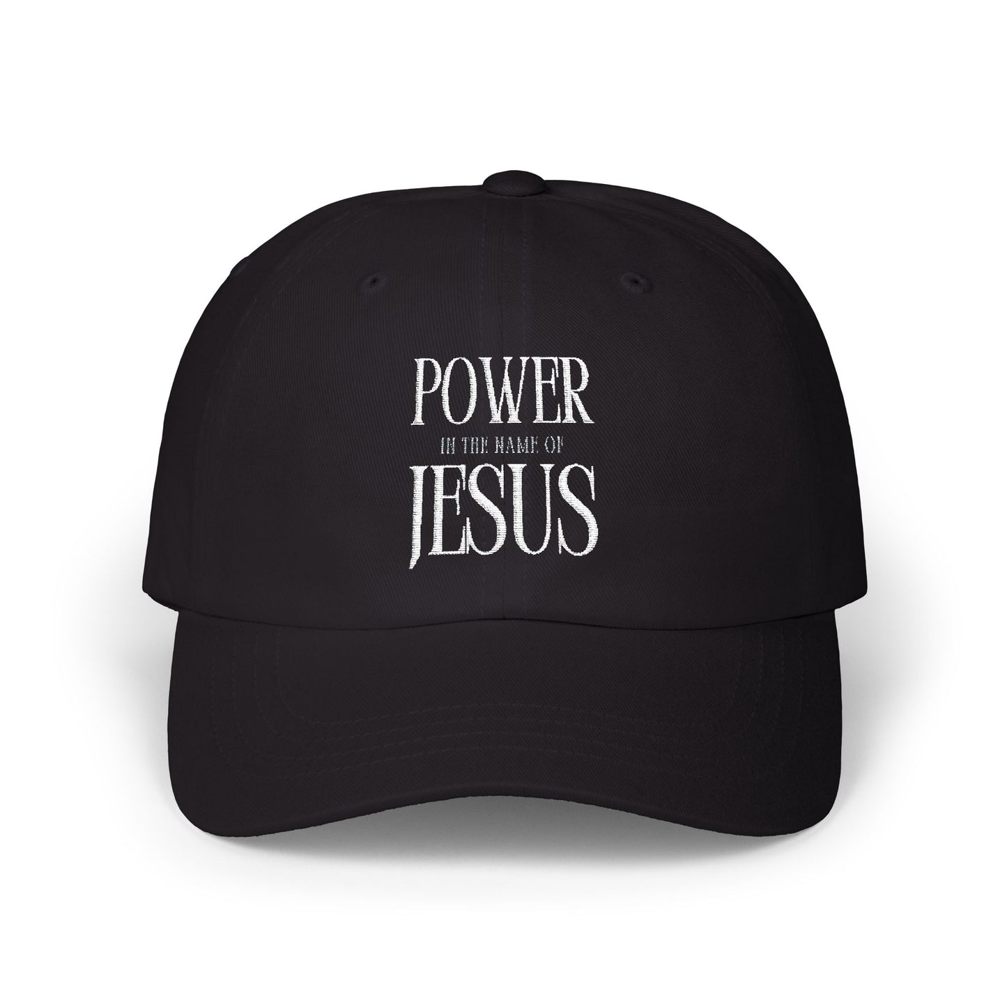 Inspirational Dad Cap, Power by Jesus Cap, Casual Hat for Men, Everyday Wear, Perfect Gift for Dads