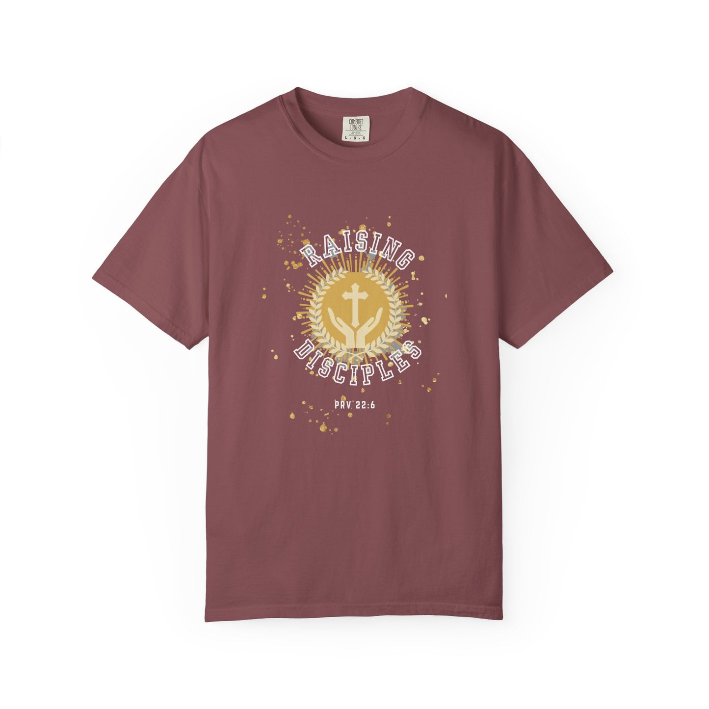 Spiritual Sunrise Unisex Garment-Dyed T-shirt, Faith-Based Apparel, Inspirational Gift, Casual Wear, Church Event, Everyday Comfort