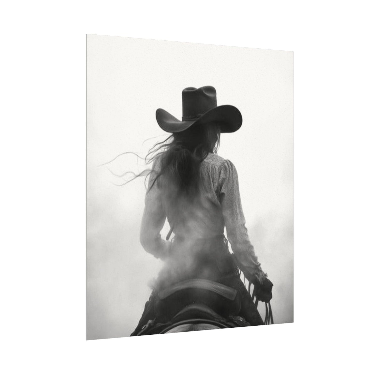 Whispers In The Dust– Western Textured Watercolor Matte Posters