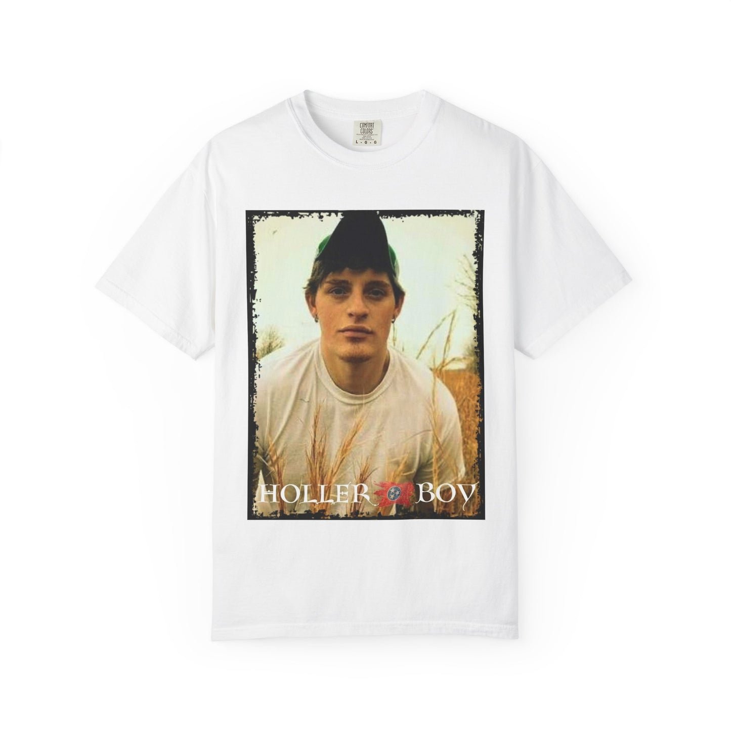 Holler Boy Upchurch Garment-Dyed Unisex T-Shirt, Vintage Style Tee, Casual Wear, Gift for Him, Festival Outfit, Farm Life Apparel