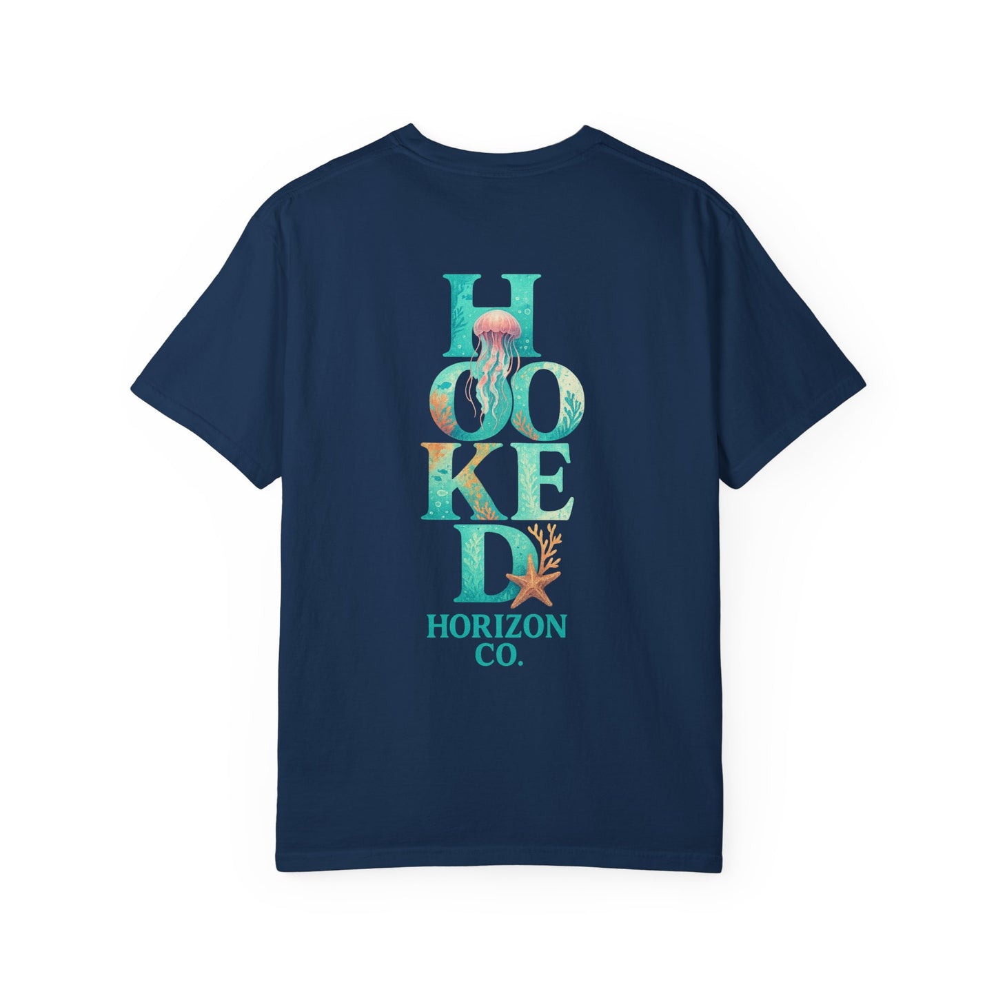 Turtle Deep Drift T-shirt, Hooked Horizon Co, Angler Gifts