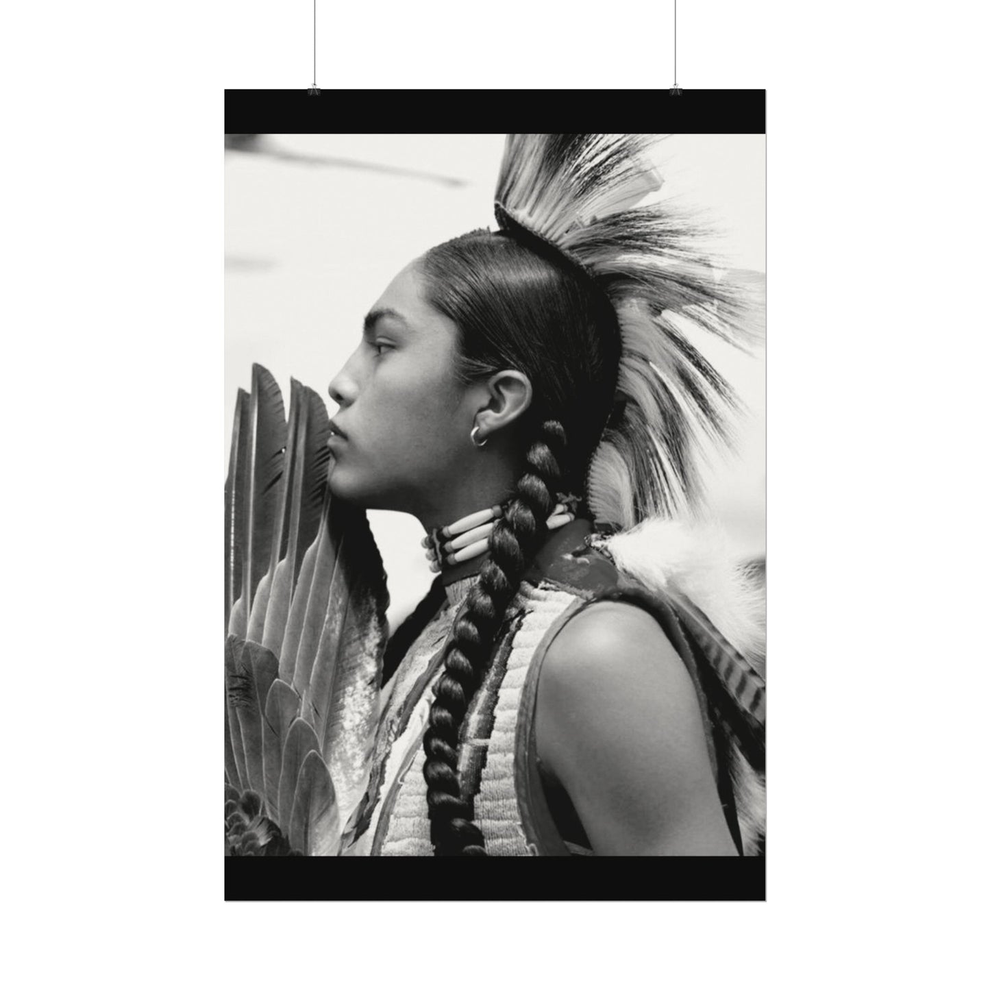 Soar High On Wings Like Eagles – Western Textured Watercolor Matte Posters