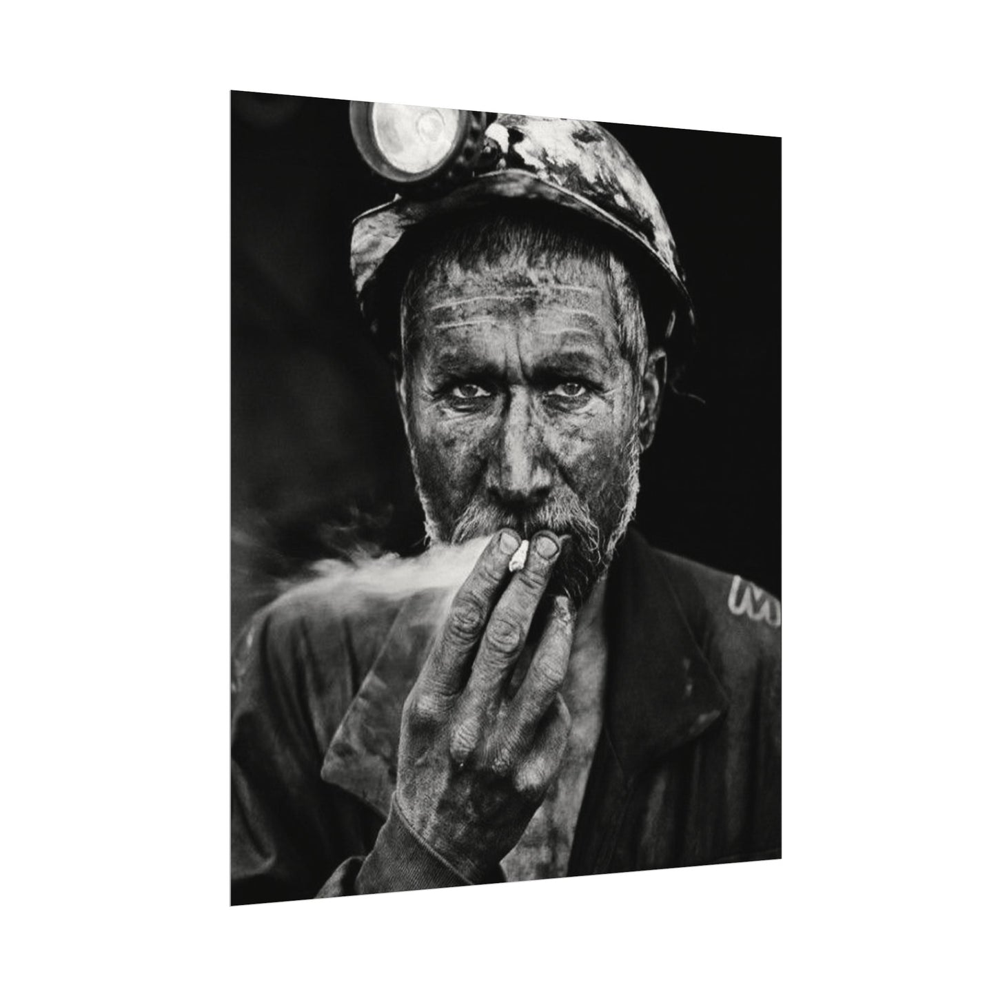 Fire & Coal – Western Textured Watercolor Matte Posters