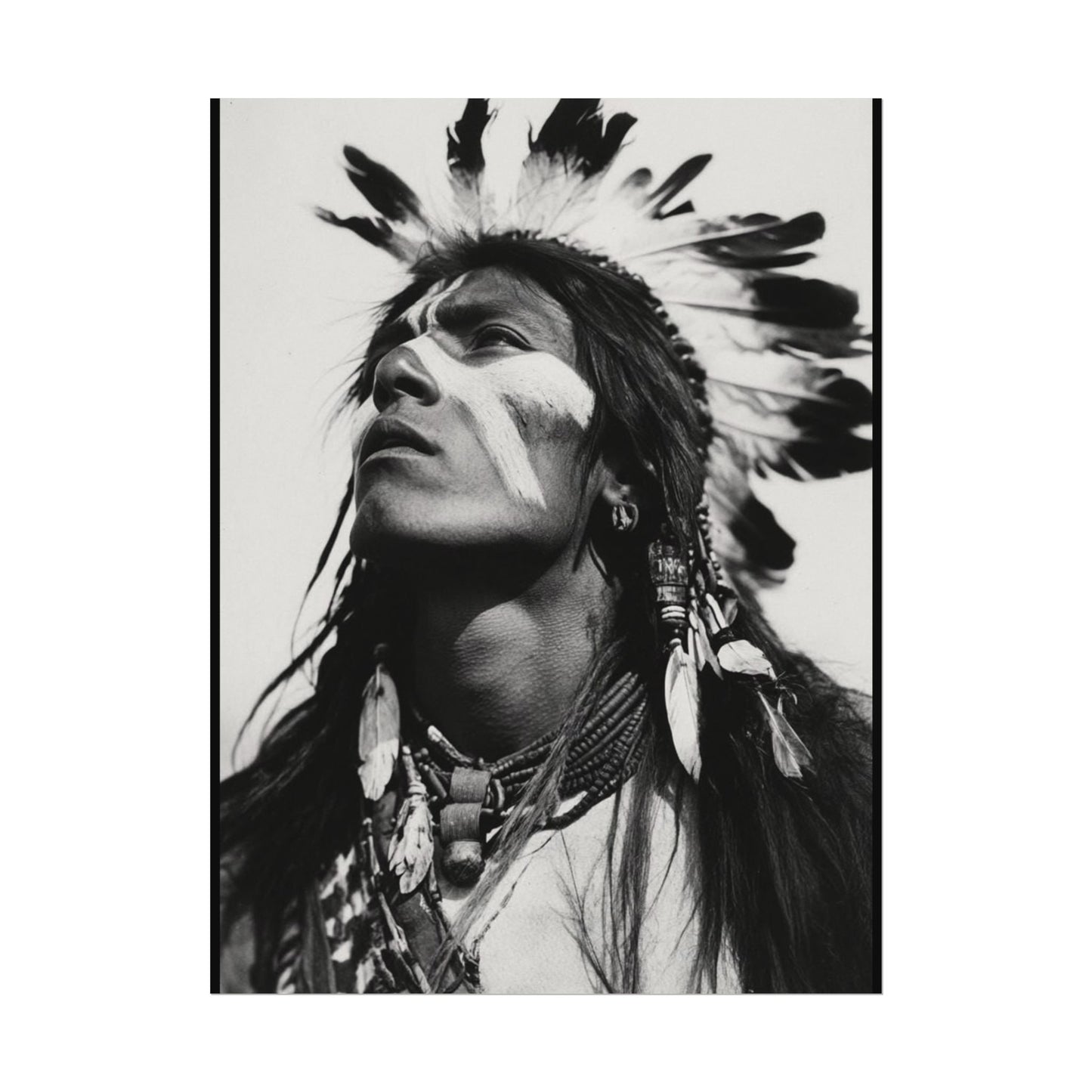 He Who Remembers – Western Textured Watercolor Matte Posters