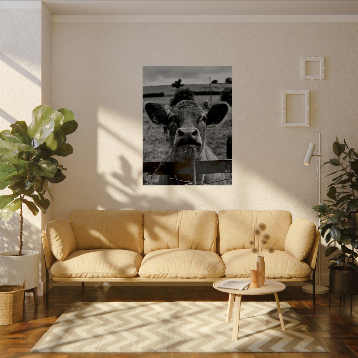 Rise & Shine – Western Textured Watercolor Matte Posters