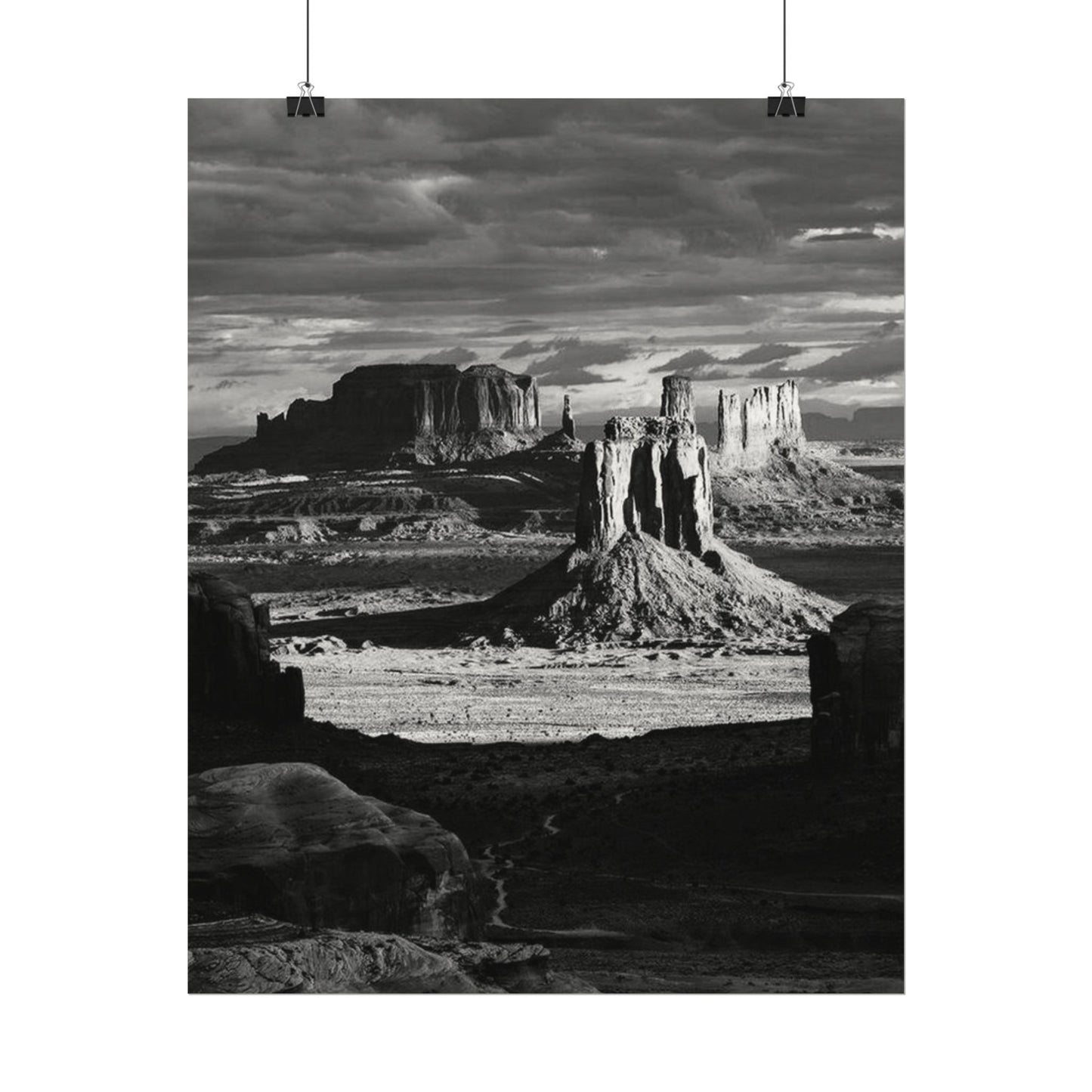 Vast Wonderland – Western Textured Watercolor Matte Posters