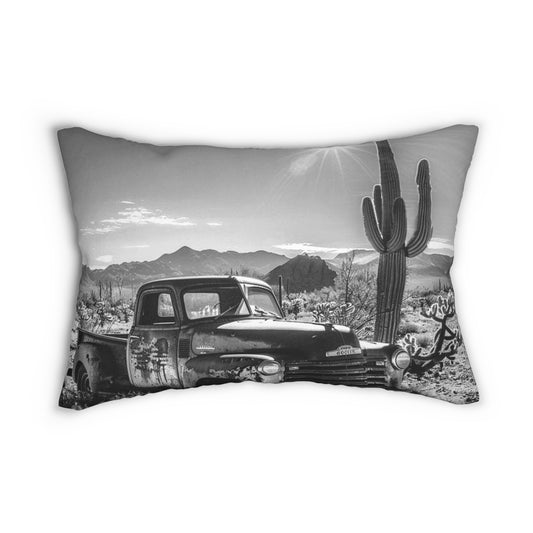 Copy of Rustic Remains Lumbar Pillow, Farmhouse Decor, Cozy Home Accent, Unique Gift for Animal Lovers, Boho Cushion