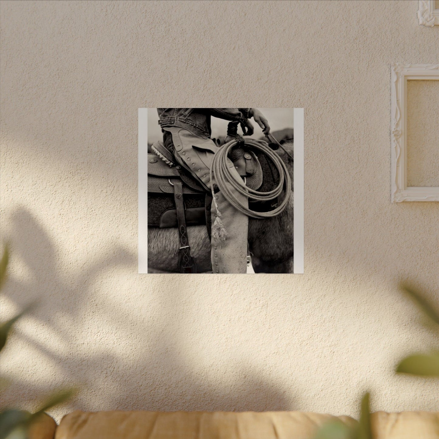 Back In The Saddle – Western Textured Watercolor Matte Posters