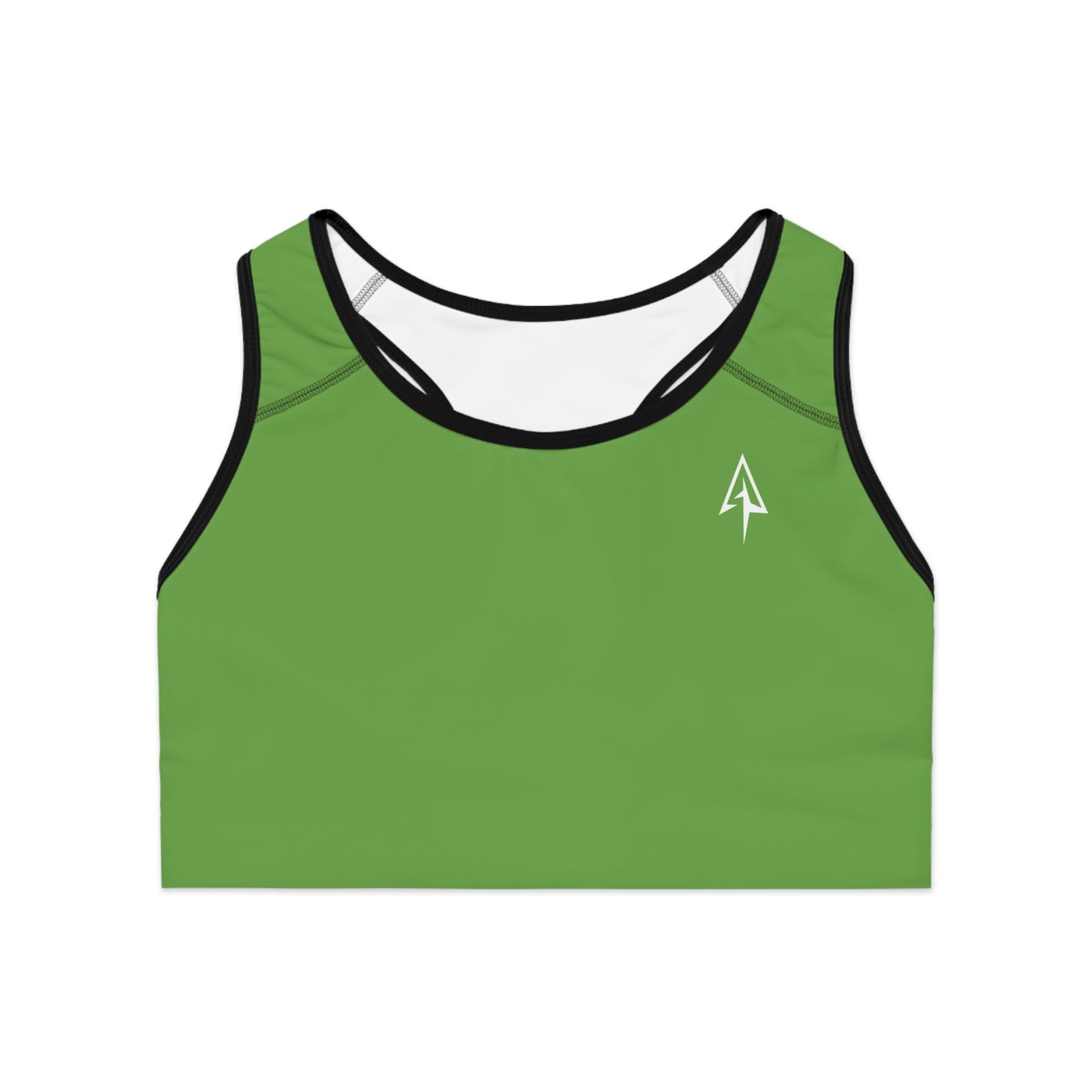 Arrow Ridge Green Stylish Sports Bra for Active Women, Workout Top, Gym Essential, Fitness Apparel, Athleisure Wear, Yoga Gear