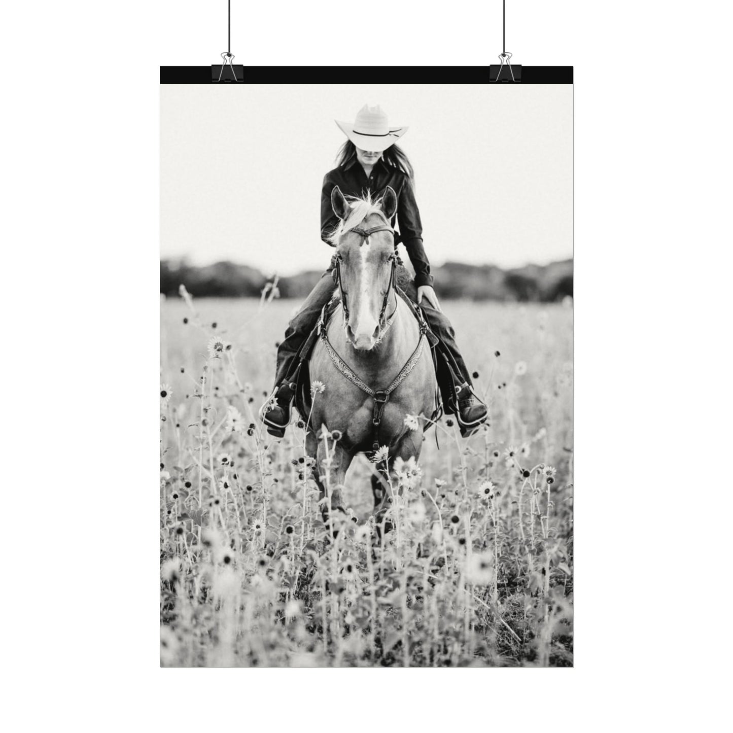 Summer Fields – Western Textured Watercolor Matte Posters