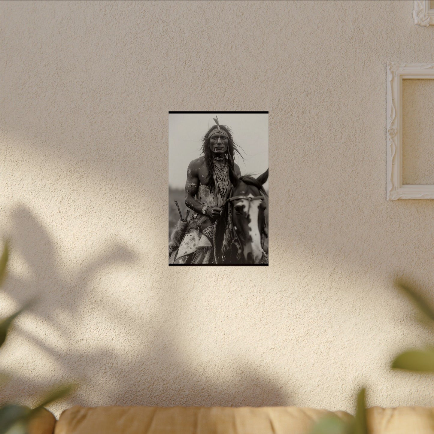 Spirit In The Saddle– Western Textured Watercolor Matte Posters