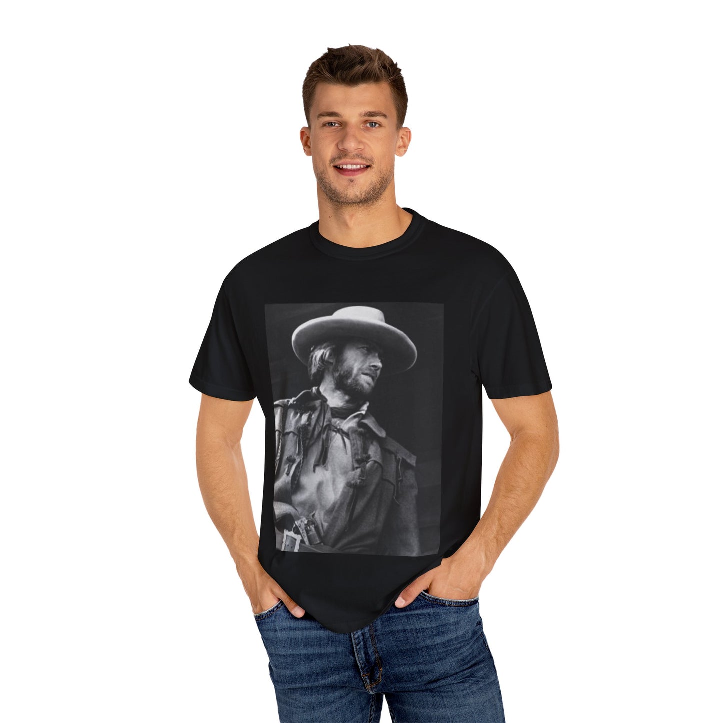 Eastwood Vintage Cowboy Graphic T-shirt, Retro Unisex Tee, Western Style Shirt, Casual Outfits, Cowboy Gift for Him/Her